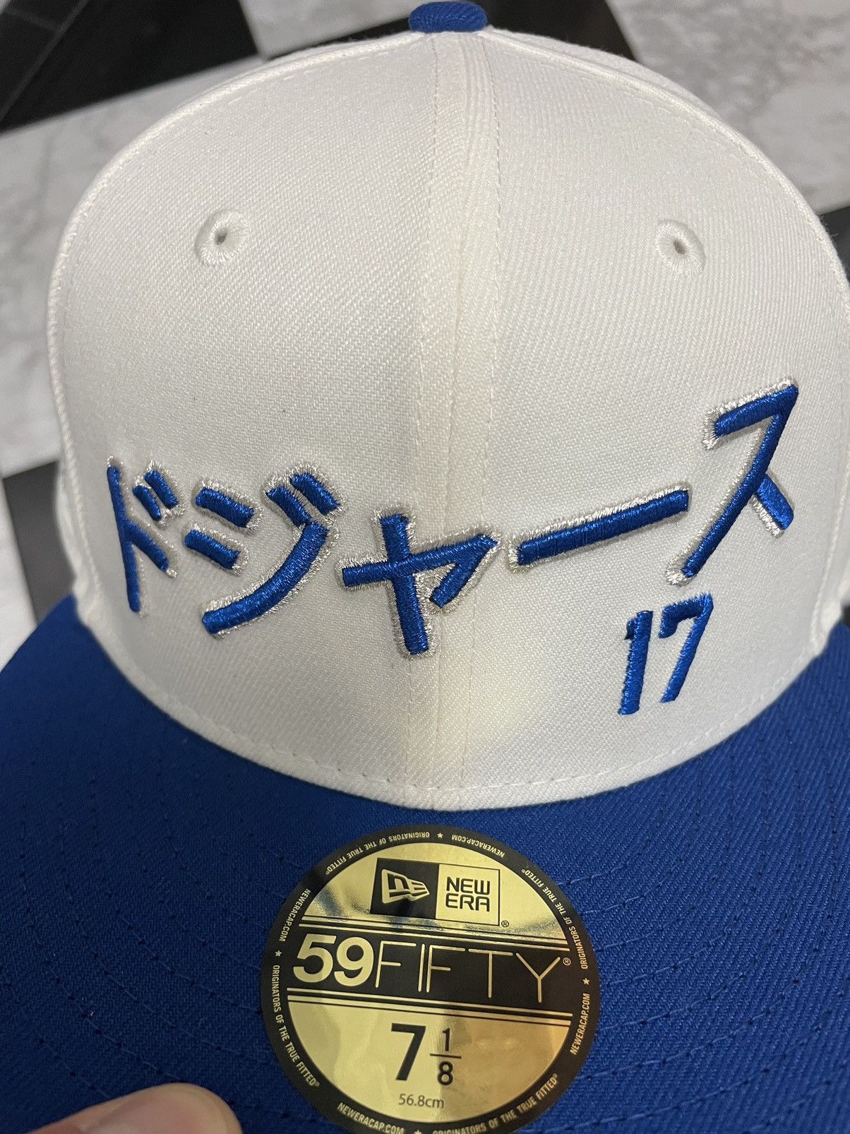 New Era 🔥 Exclusive Ohtani Dodgers fitted 7 1/8 Size ONE SIZE - 3 Thumbnail
