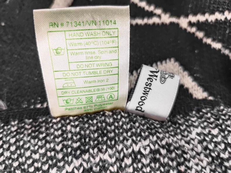 Vivienne Westwood vivienne westwood Fashionable vintage classic alpaca shawl Size ONE SIZE - 3 Thumbnail