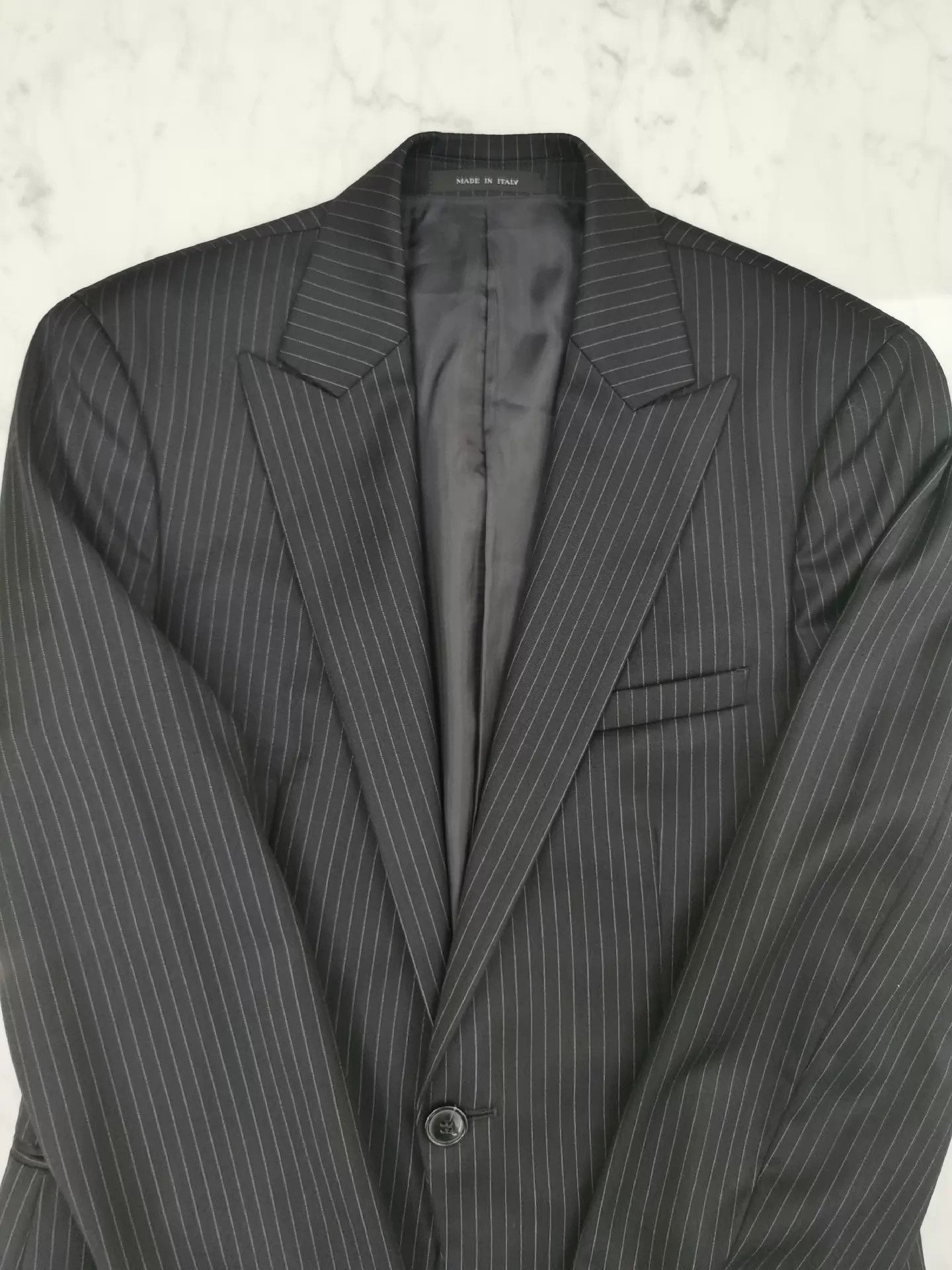 Armani Emporio Armani Waist-Cinched Blazer 46 1x Worn Size 46R - 8 Thumbnail