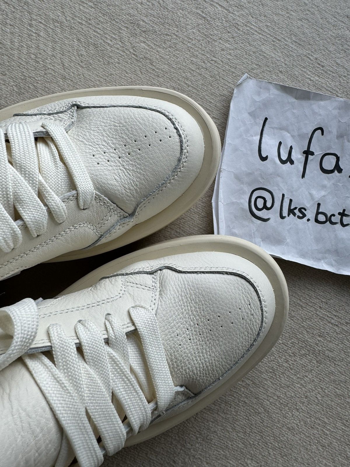 Converse × Rick Owens Drkshdw NEW | TURBOWPN DRKSHDW X CONVERSE WOMENS WHITE/MILK Size US 11 / IT 41 - 18 Thumbnail