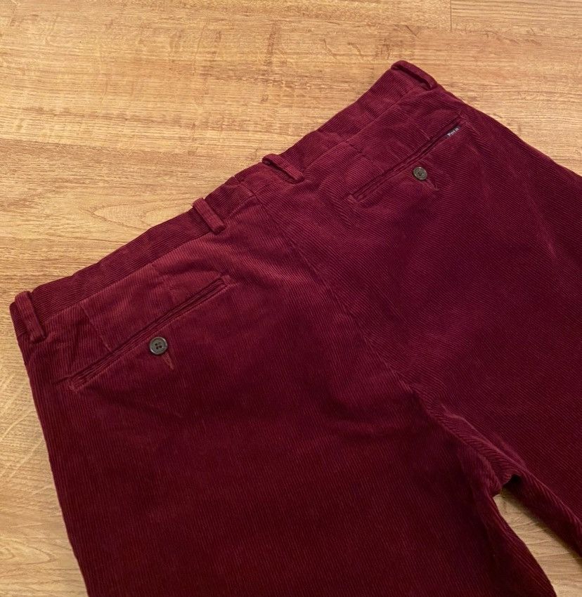 Polo Ralph Lauren Polo Ralph Lauren Corduroy Burgundy Pants x Old Money Size US 33 - 6 Thumbnail