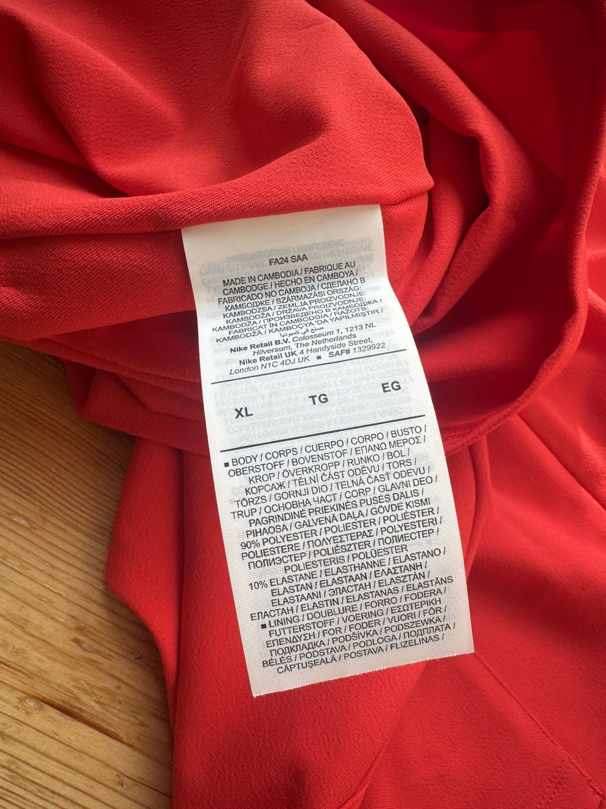 Jacquemus × Nike Jacquemus x Nike Short-Sleeved T-Shirt Dress Size XL / US 12-14 / IT 48-50 - 11 Thumbnail