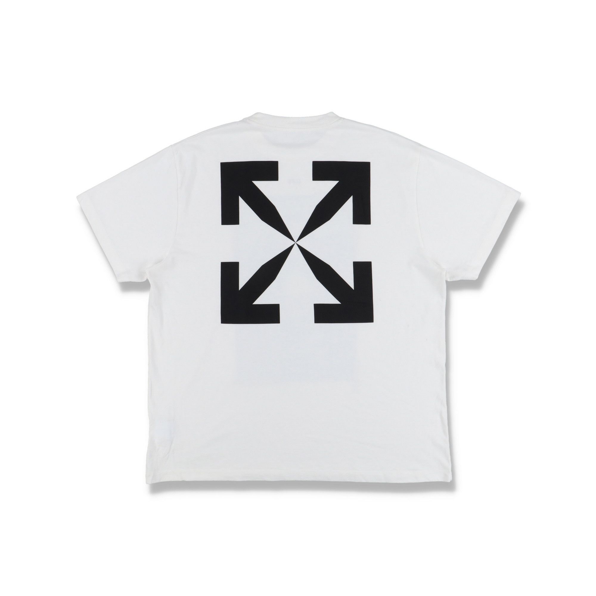 Off-White White Mona Lisa Arrows Oversized T-Shirt Size XXS / US 00 / IT 34 - 8 Thumbnail
