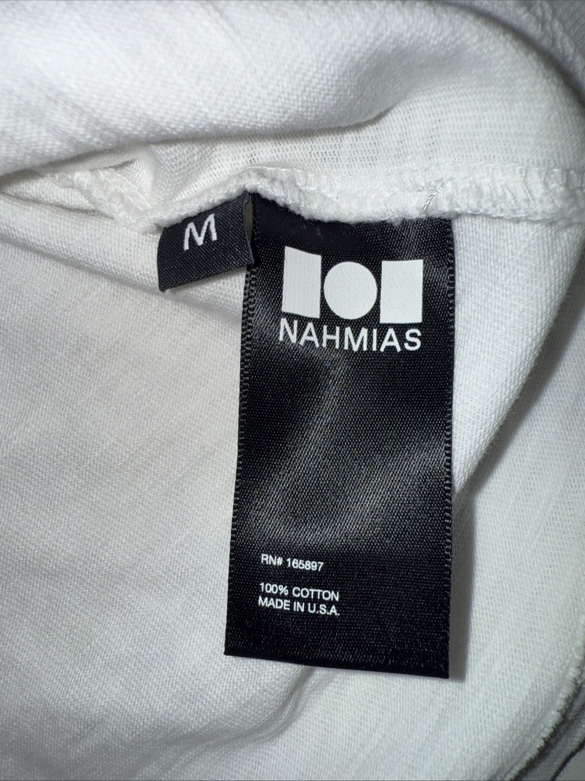 Nahmias Nahmias Drug Test Printed White Tshirt Size M NWT Size US M / EU 48-50 / 2 - 6 Thumbnail