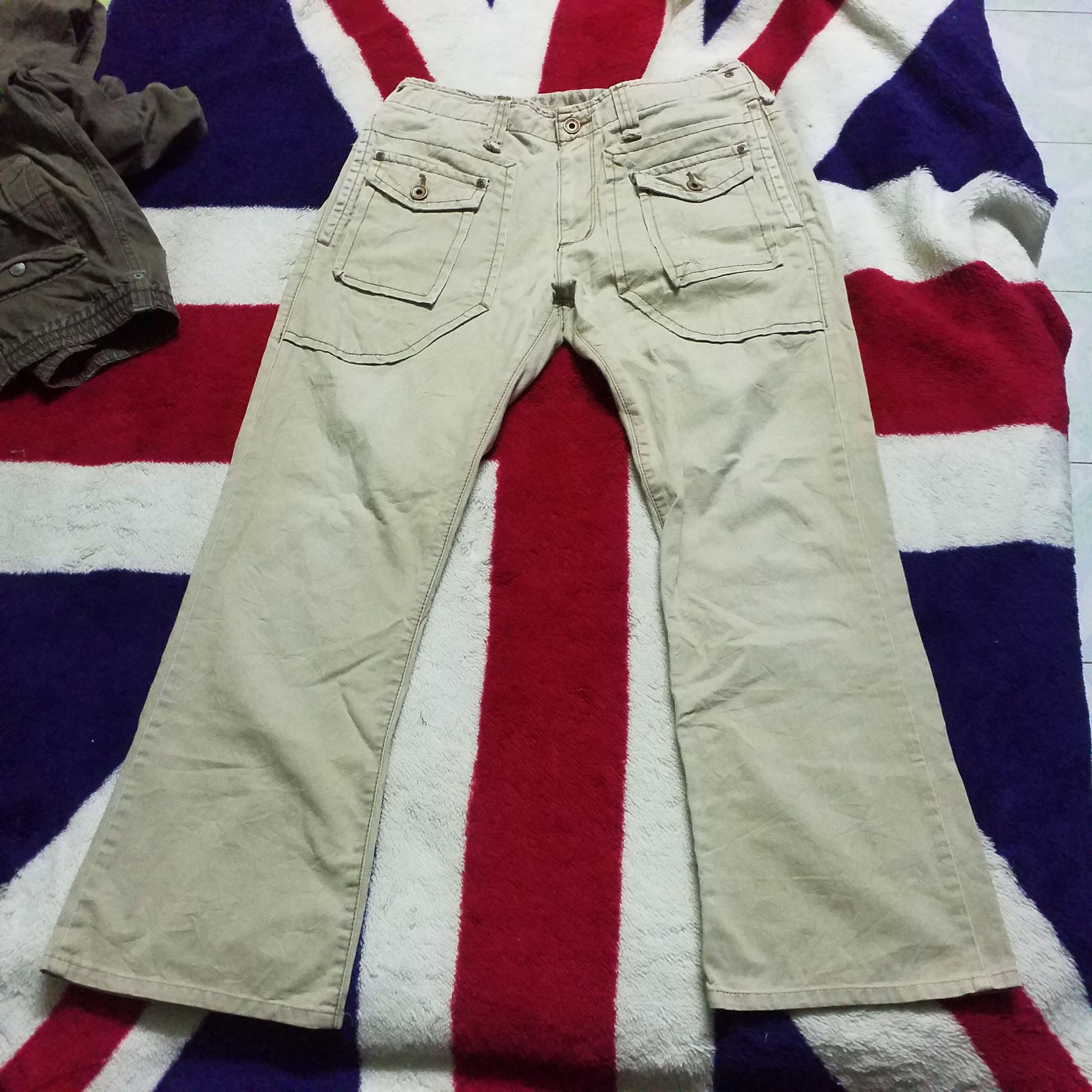 Edwin EDWIN 505 KHAKI BUSH PANT FLARE Size US 32 / EU 48 - 1 Thumbnail