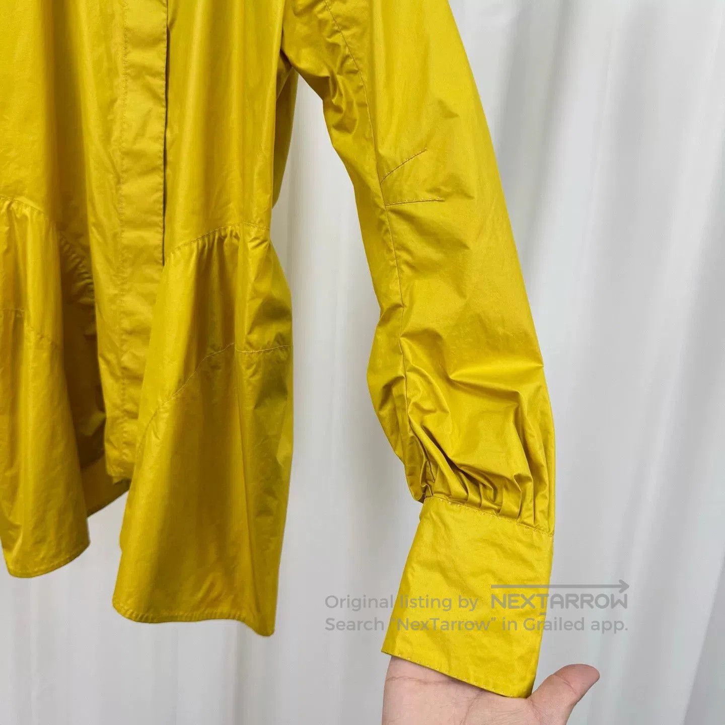 Louis Vuitton louis vuitton yellow long sleeve shirt jacket. Size M / US 6-8 / IT 42-44 - 3 Thumbnail