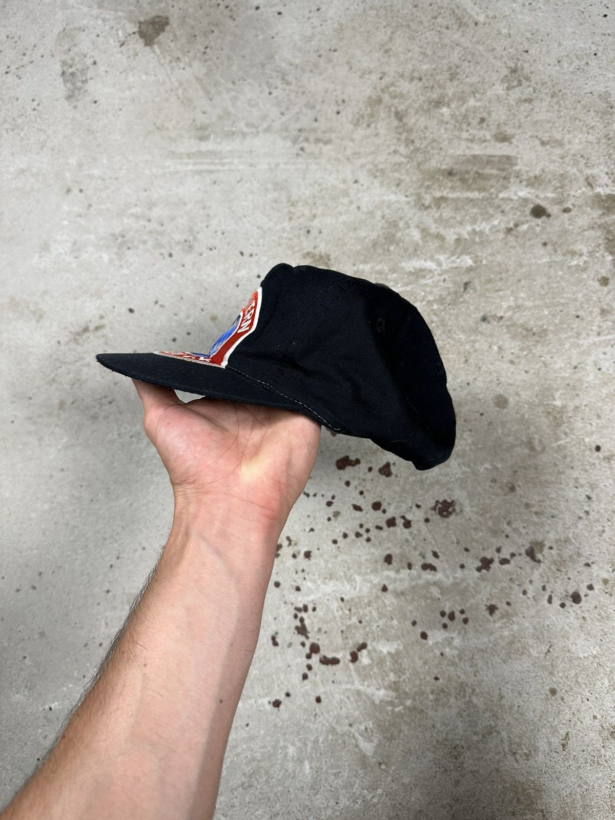 Adidas Vintage 90s Adidas x Bayern Munich Black Hat Snapback Size ONE SIZE - 4 Thumbnail