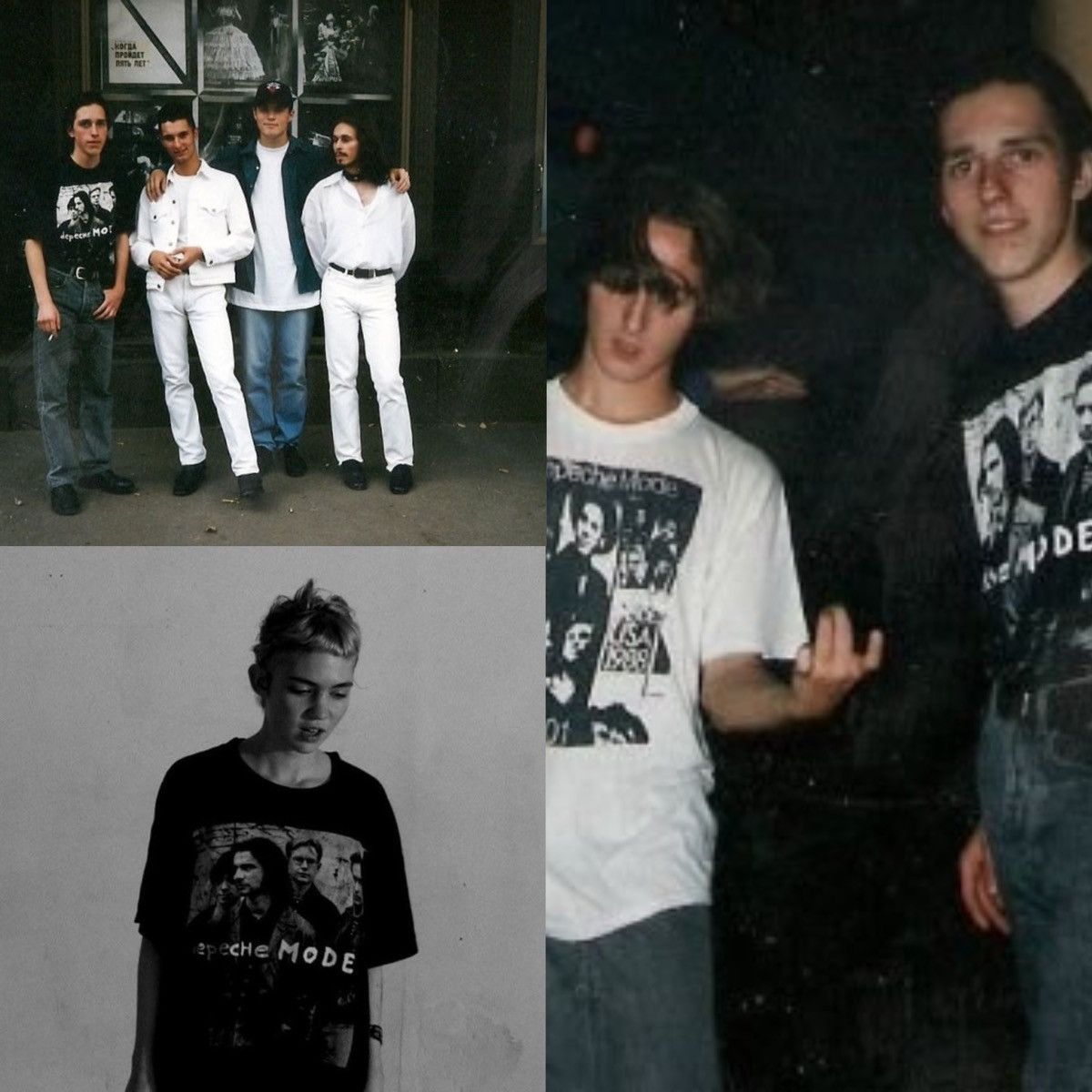 Band Tees × Vintage Vintage 90's Depeche Mode english electronic band XL tees Size US XL / EU 56 / 4 - 8 Thumbnail