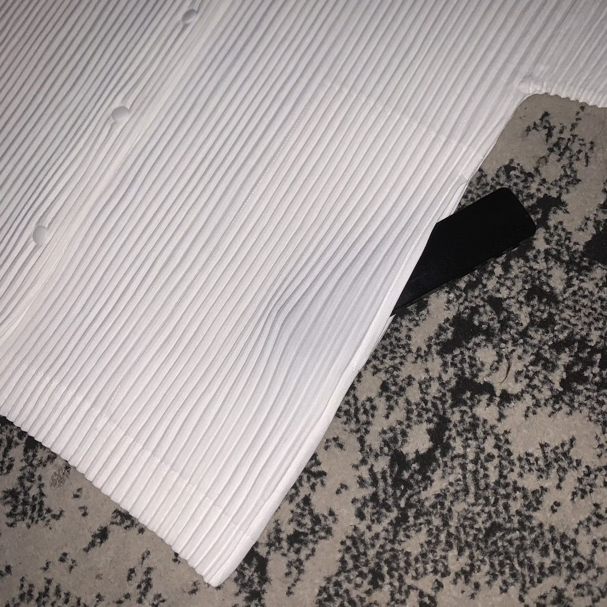 Homme Plisse Issey Miyake White Pleats Please Issey Miyake Snap Button Pleated Jacket Size M / US 6-8 / IT 42-44 - 5 Thumbnail