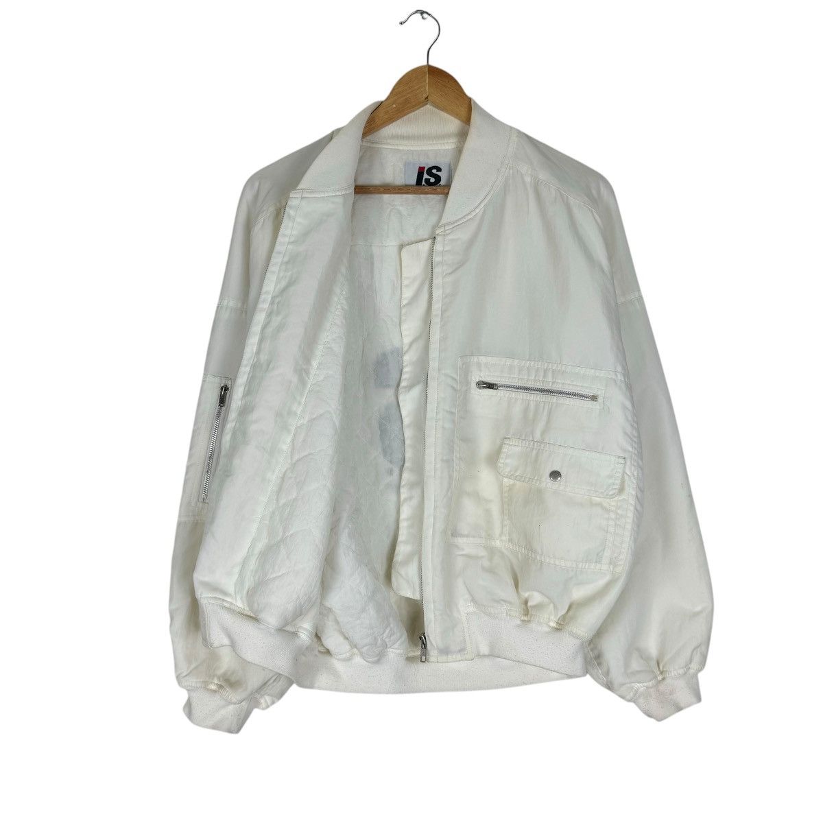 Issey Miyake ⚡️ICONIC !! 80s ISSEY MIYAKE BOMBER ZIPPER JACKET Size US M / EU 48-50 / 2 - 10 Thumbnail