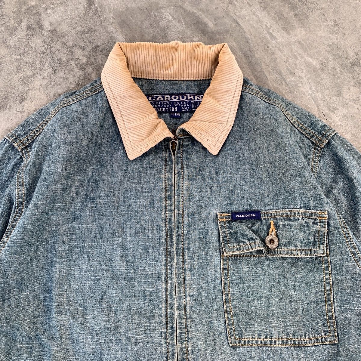 Nigel Cabourn Vintage Nigel Cabourn Denim Work Jacket Size US L / EU 52-54 / 3 - 3 Thumbnail