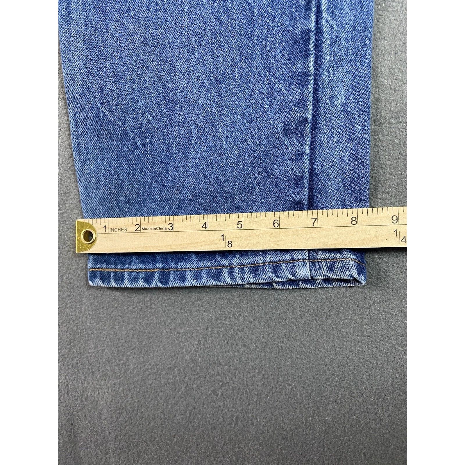 Levi's Levis-505 Jeans Blue Straight Distressed 1997 USA Orange Tab Size US 38 / EU 54 - 7 Thumbnail