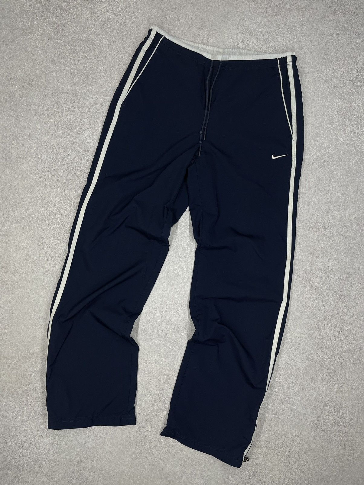 90'S Nike Nylon Pants, Shaka Shaka Pants, Men's M Size, Vintage Nylon black type Vintage Second Hand main image 1
