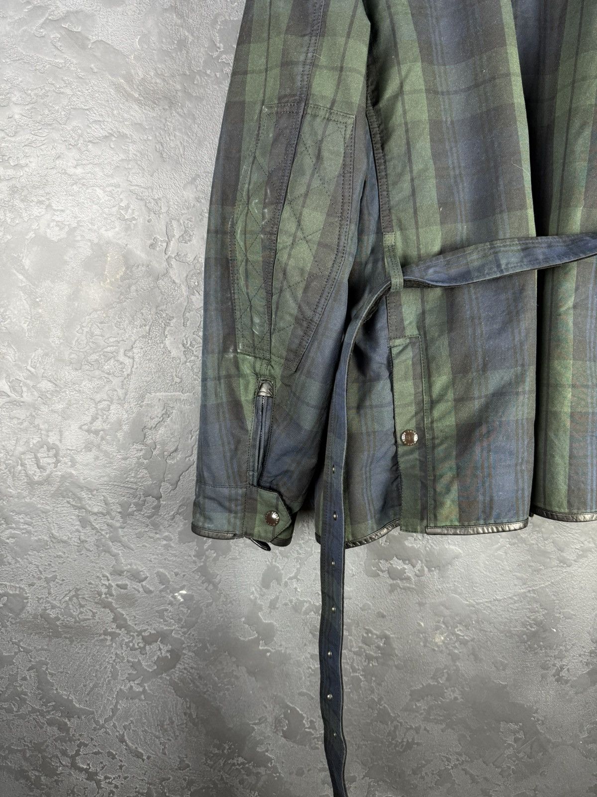 Polo Ralph Lauren Vintage Polo Ralph Lauren Mens Waxed Belted Motorcycl Jacket Size US XL / EU 56 / 4 - 13 Thumbnail
