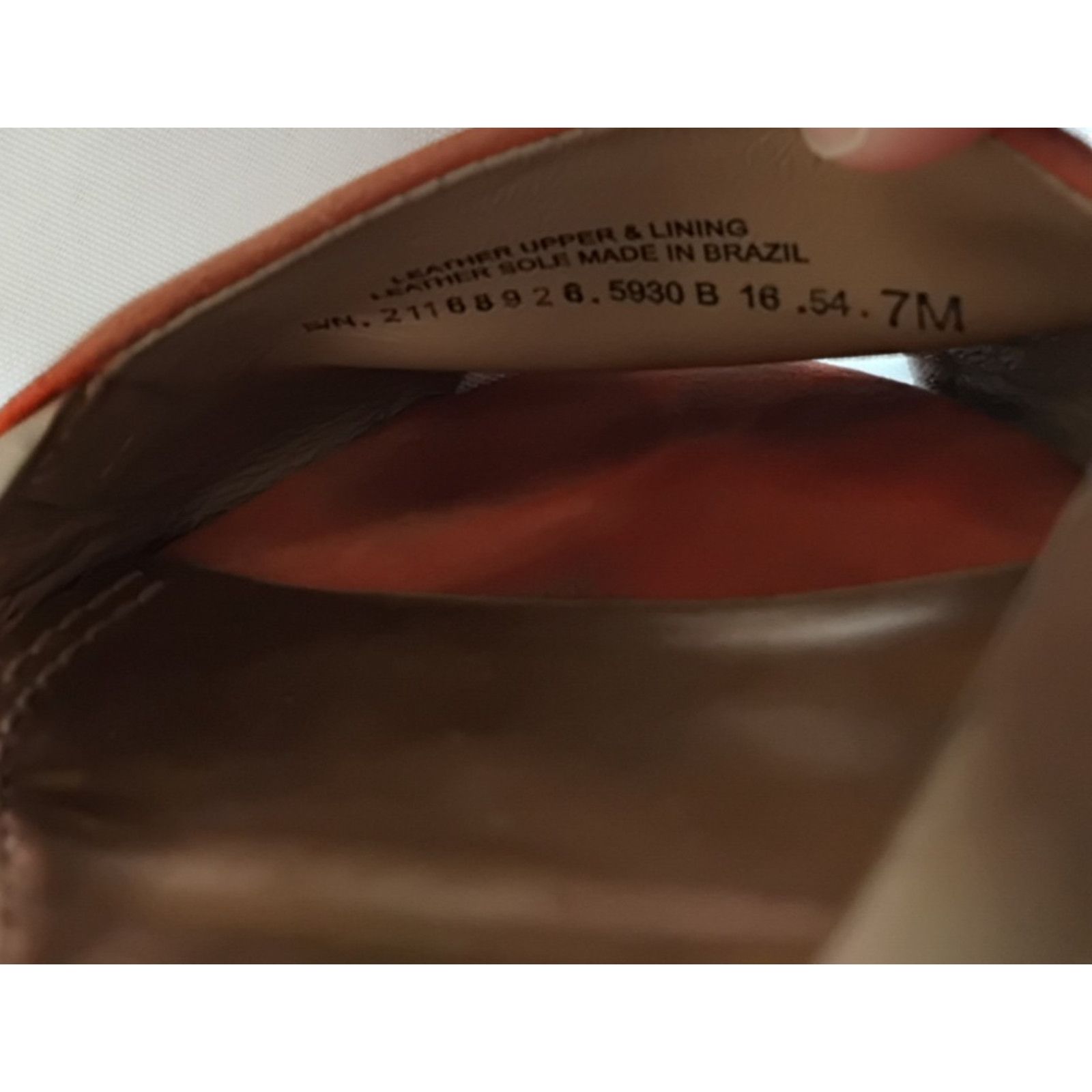 Tory Burch Tory Burch Strappy Slingback Sandals Women's 7 Orange Suede Size US 7 / IT 37 - 13 Thumbnail
