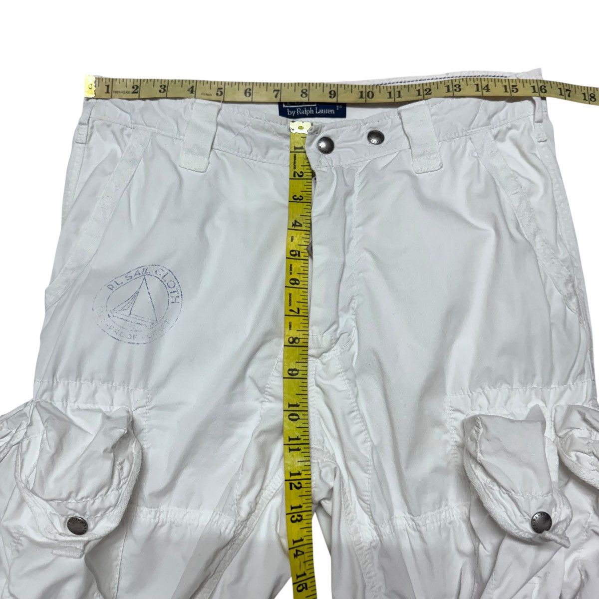 Polo Ralph Lauren Polo Ralph Lauren Sailor Tactical White Cargo Pants Size US 32 / EU 48 - 22 Thumbnail