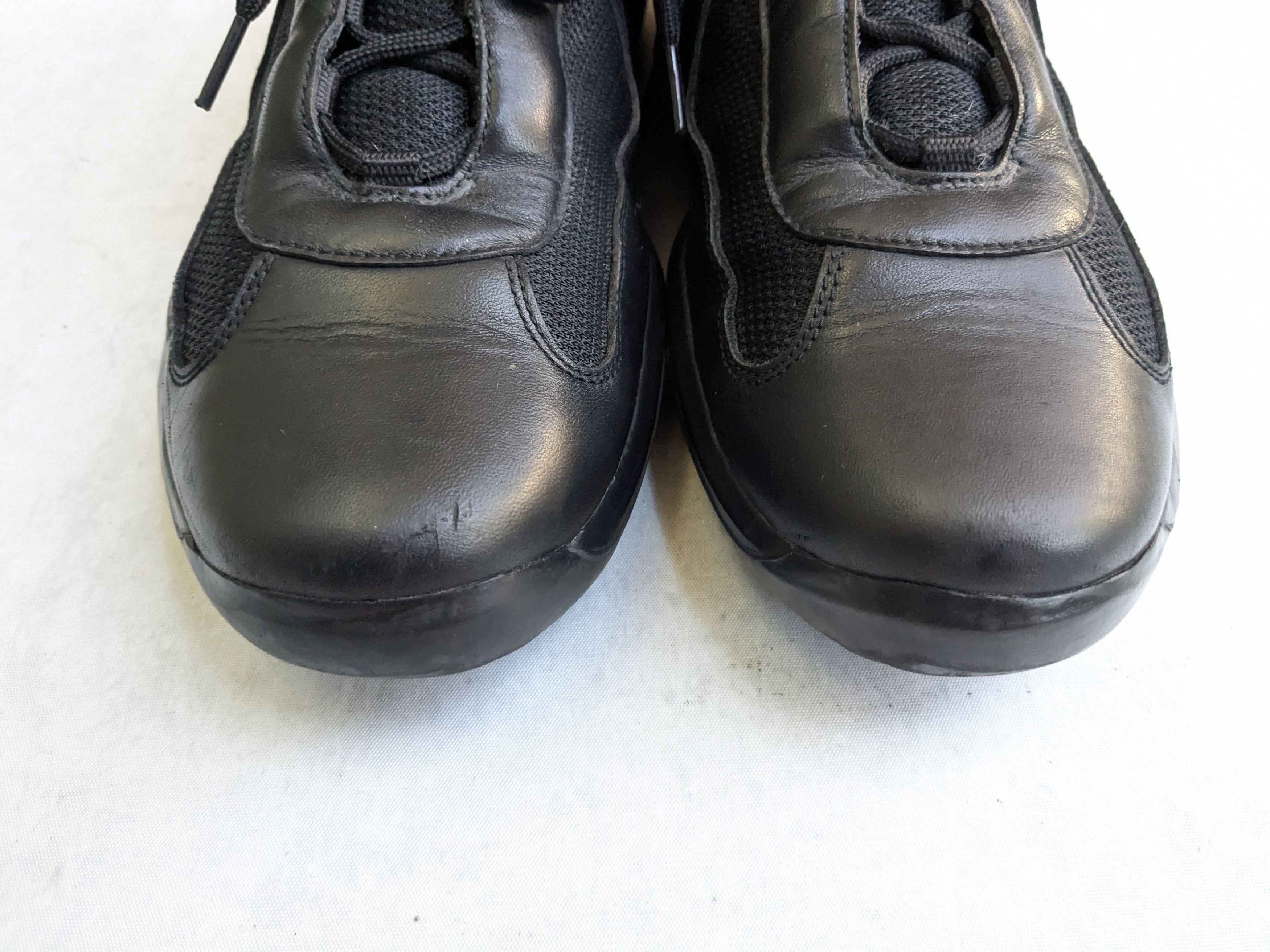 Prada Prada America's Cup Sneakers Black 11 Low Leather Size US 11 / EU 44 - 3 Thumbnail