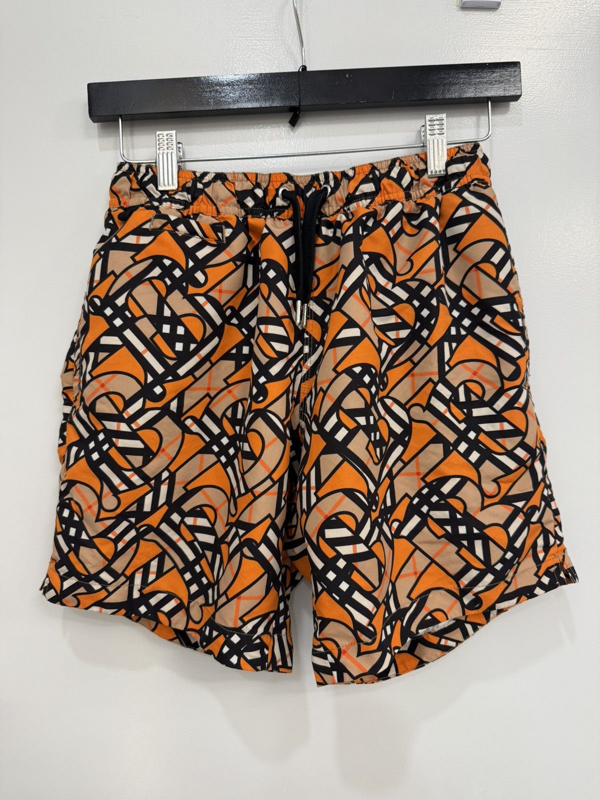 Burberry Burberry Orange Martin Monogram Swim Shorts Size US 30 / EU 46 - 1 Thumbnail