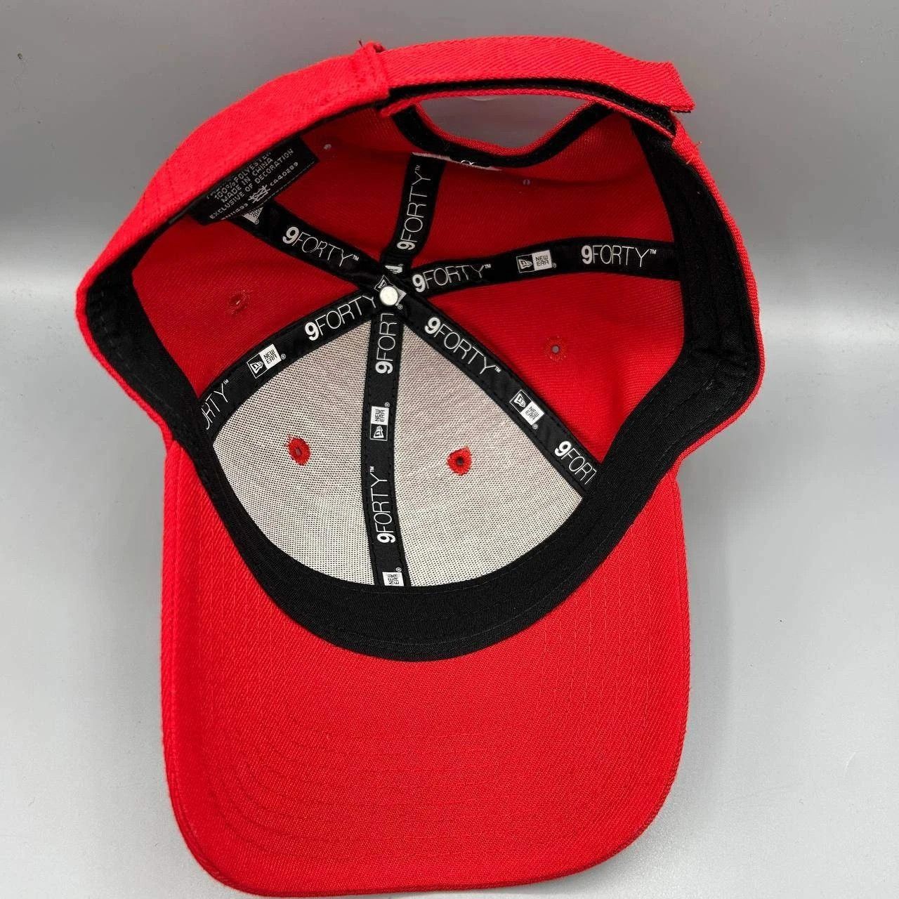 New Era New York Red Bulls Hat Men Red Embroidered MLS Strap Back Size ONE SIZE - 5 Thumbnail