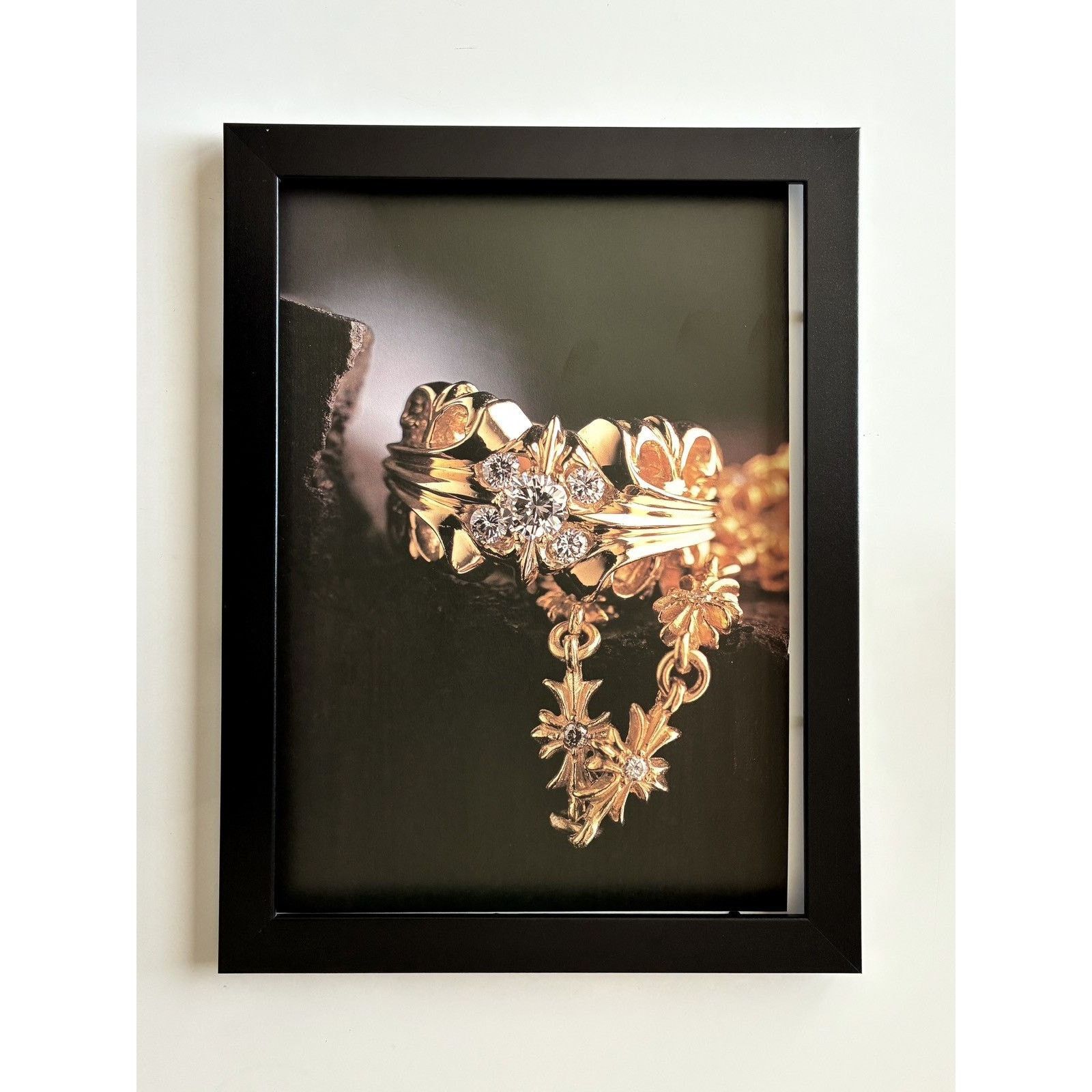 Chrome Hearts × Jewelry × Vintage Chrome Hearts jewelry photo Framed poster 8x11 Size ONE SIZE - 1 Thumbnail