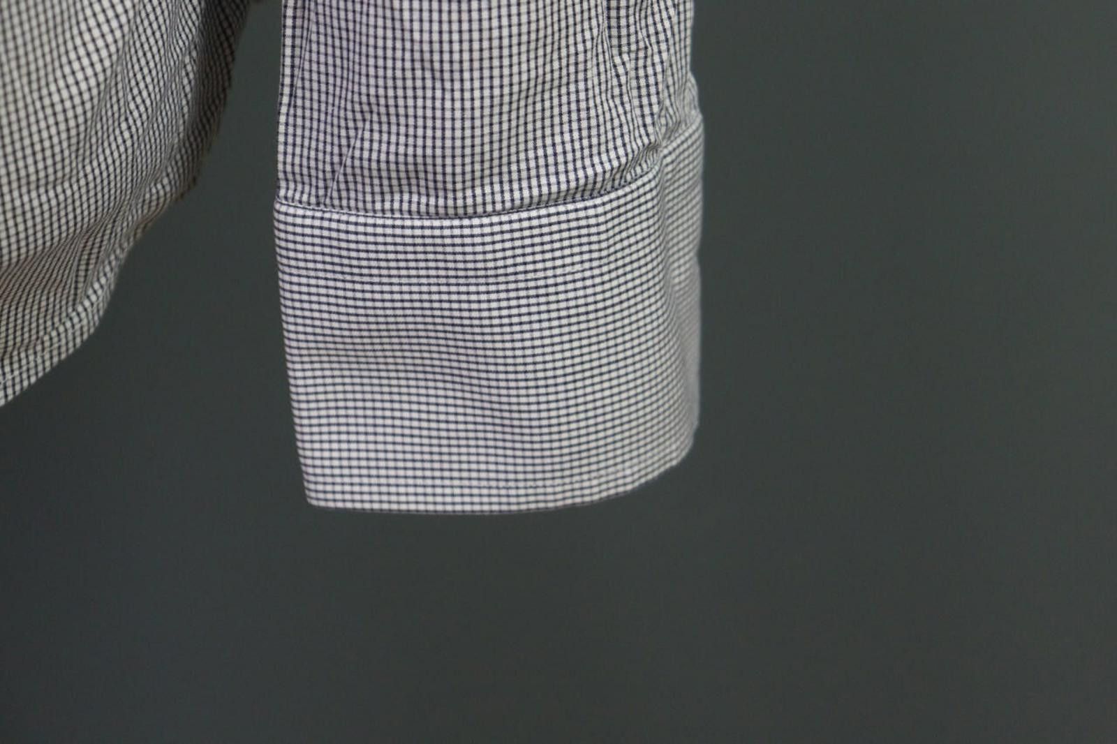 Eton Eton Super Slim Blue Check Button Down Shirt Size 39 / 15.5 Size US M / EU 48-50 / 2 - 5 Thumbnail