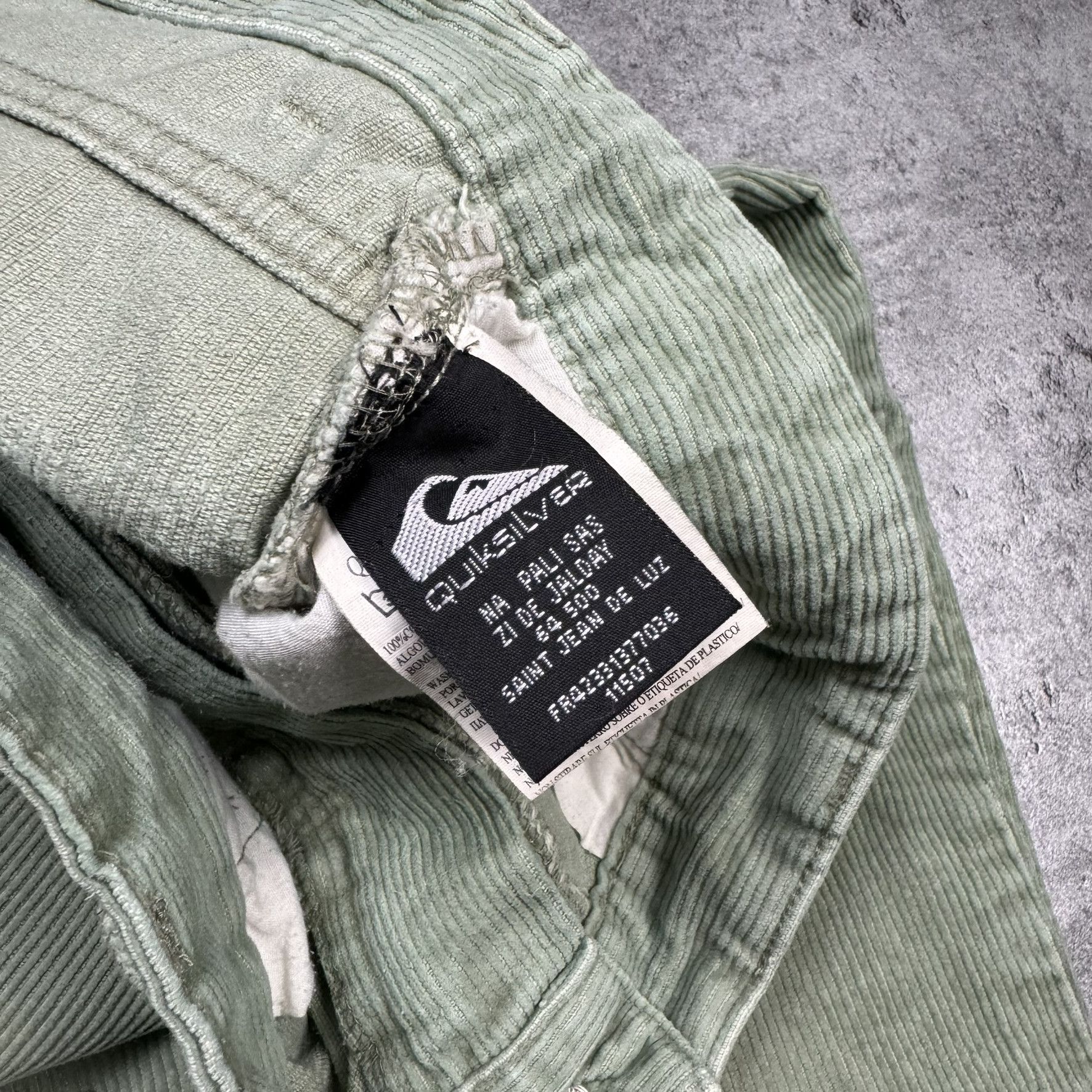 Quiksilver × Vintage Green corduroy trousers vintage Quiksilver Size US 32 / EU 48 - 6 Thumbnail