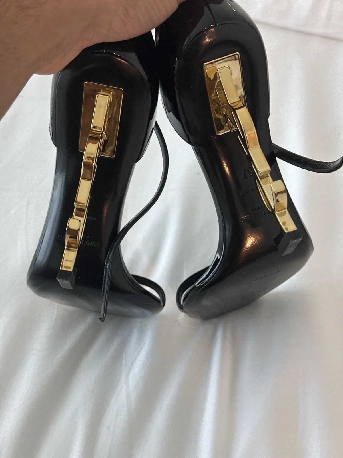 Yves Saint Laurent YSL Heels Size US 7 / IT 37 - 4 Thumbnail
