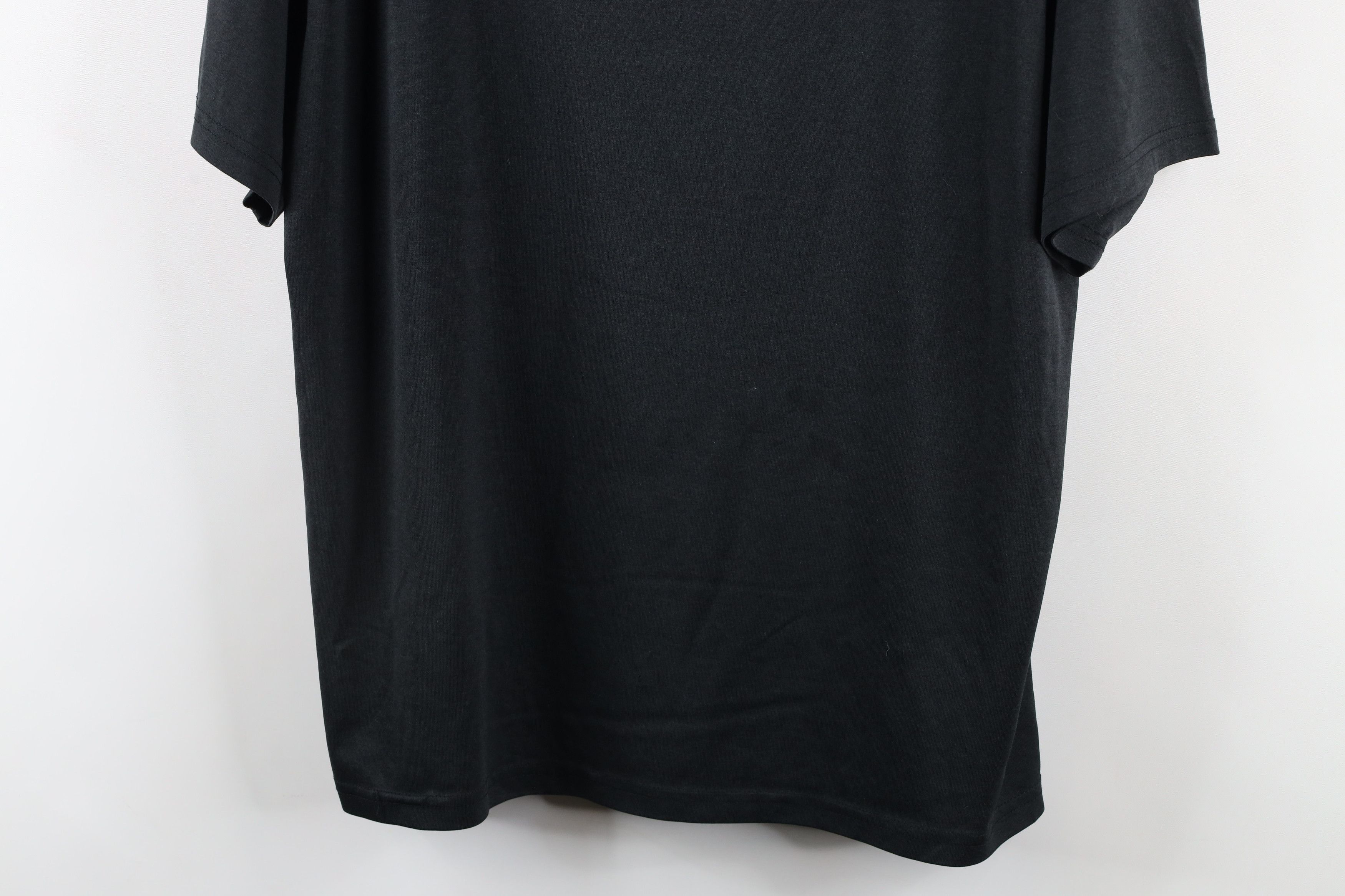 Nike × Vintage Vintage Nike Travis Scott Mini Swoosh Knit T-Shirt Black Size US M / EU 48-50 / 2 - 3 Thumbnail