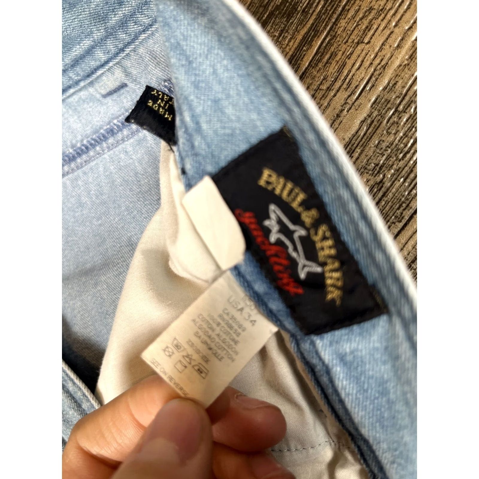 Paul & Shark Paul & Shark Jeans Mens 34x32 Blue Denim Straight Jeans Preppy Italy 5-Pocket Mens Size US 34 / EU 50 - 6 Thumbnail