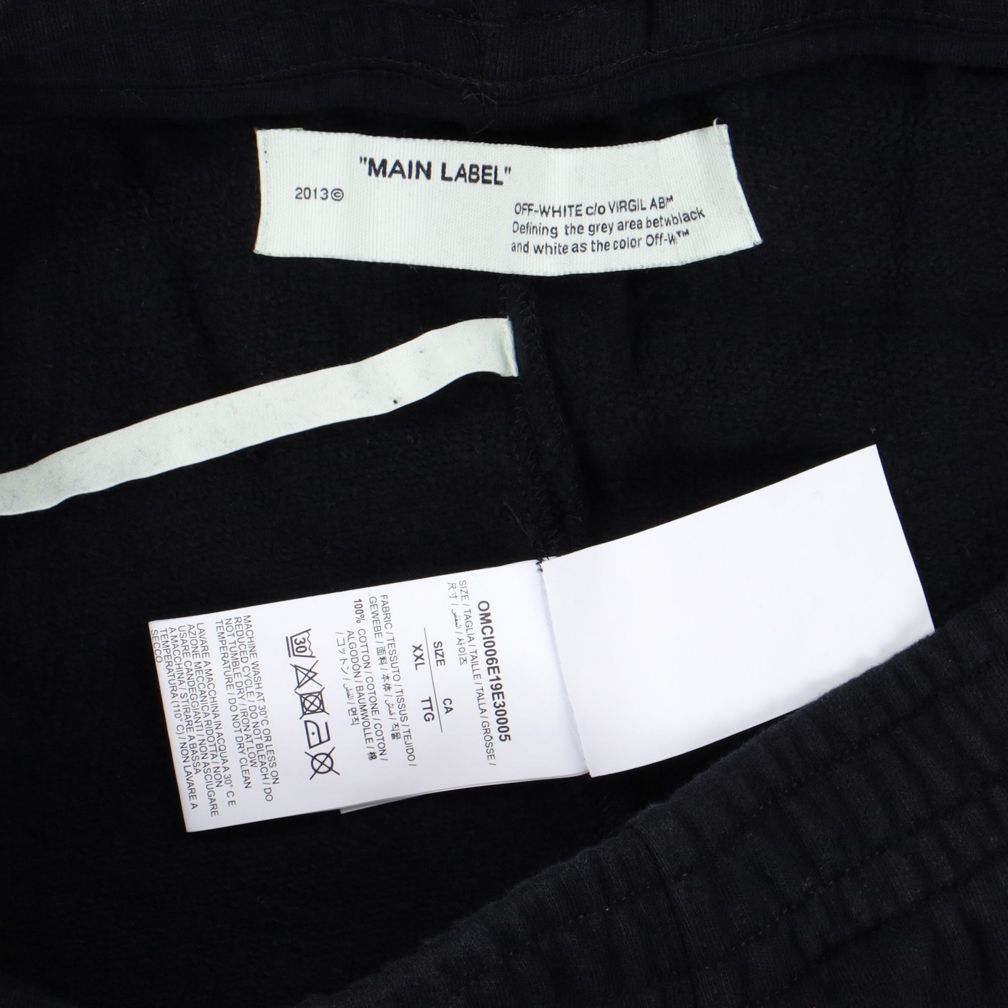 Off-White Black Mariana da Silva Arrows Sweatshorts Size US 38 / EU 54 - 7 Thumbnail