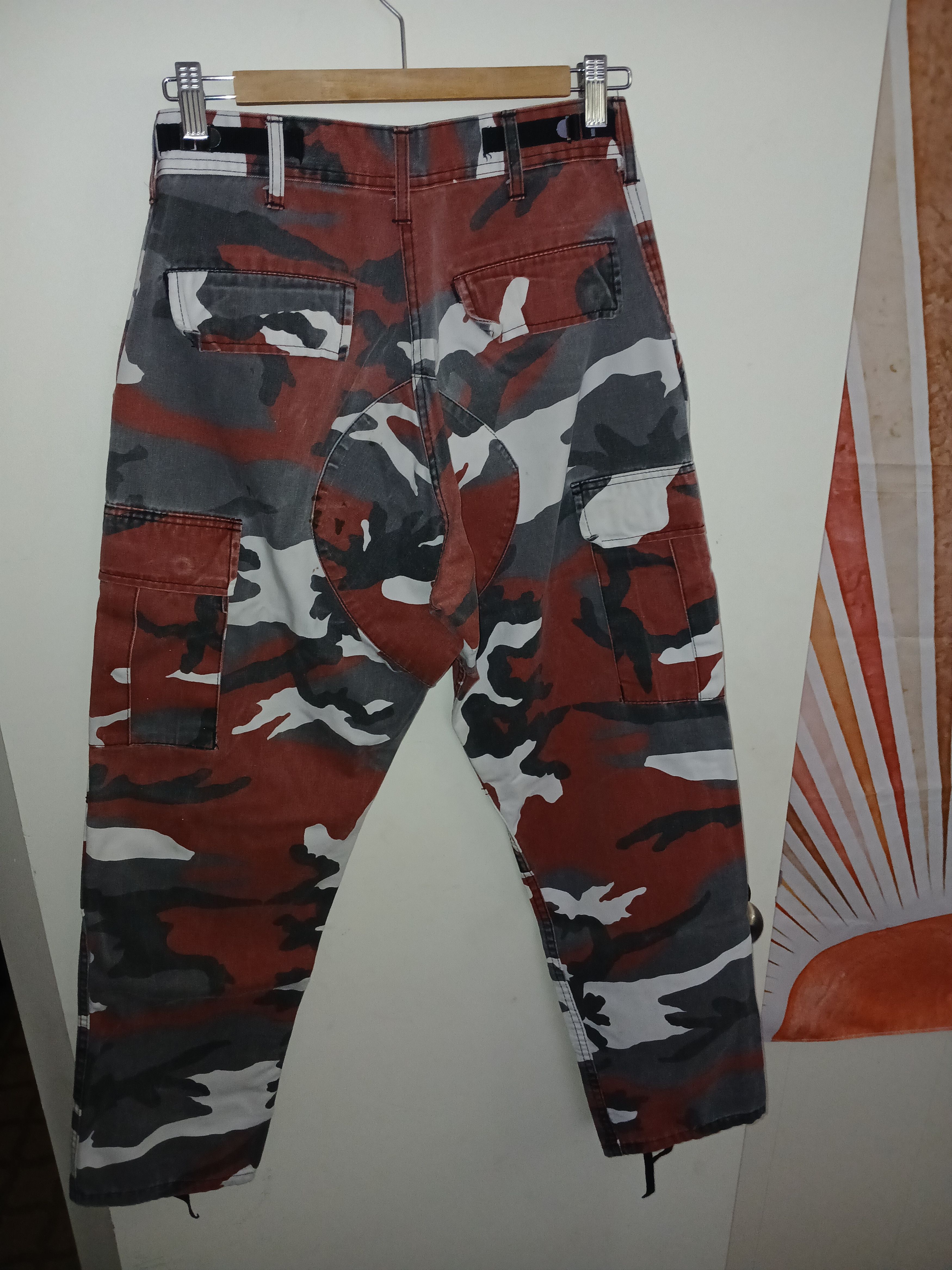 Rothco Rothco Camo Cargo Pants Red Size US 30 / EU 46 - 4 Thumbnail