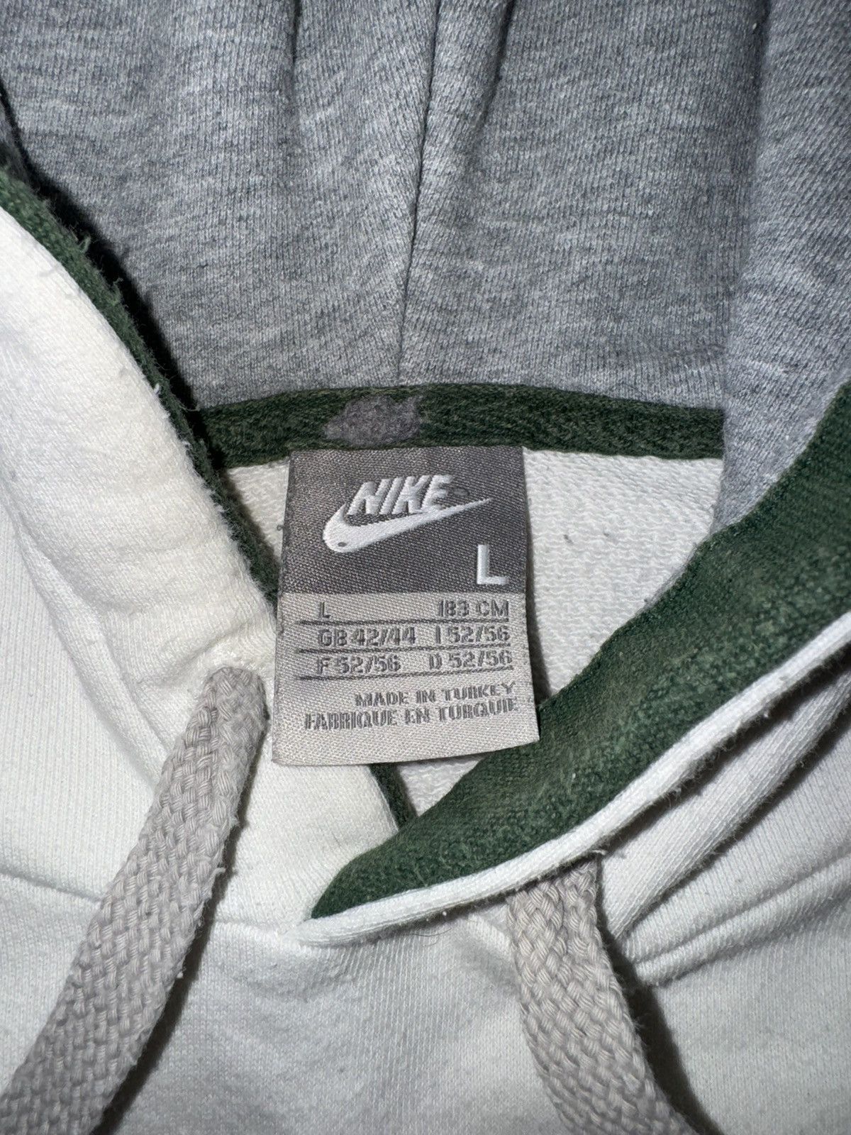 Nike × Vintage Vintage Nike Sportswear USA Hoodie Big Logo Spellout Size US L / EU 52-54 / 3 - 4 Thumbnail