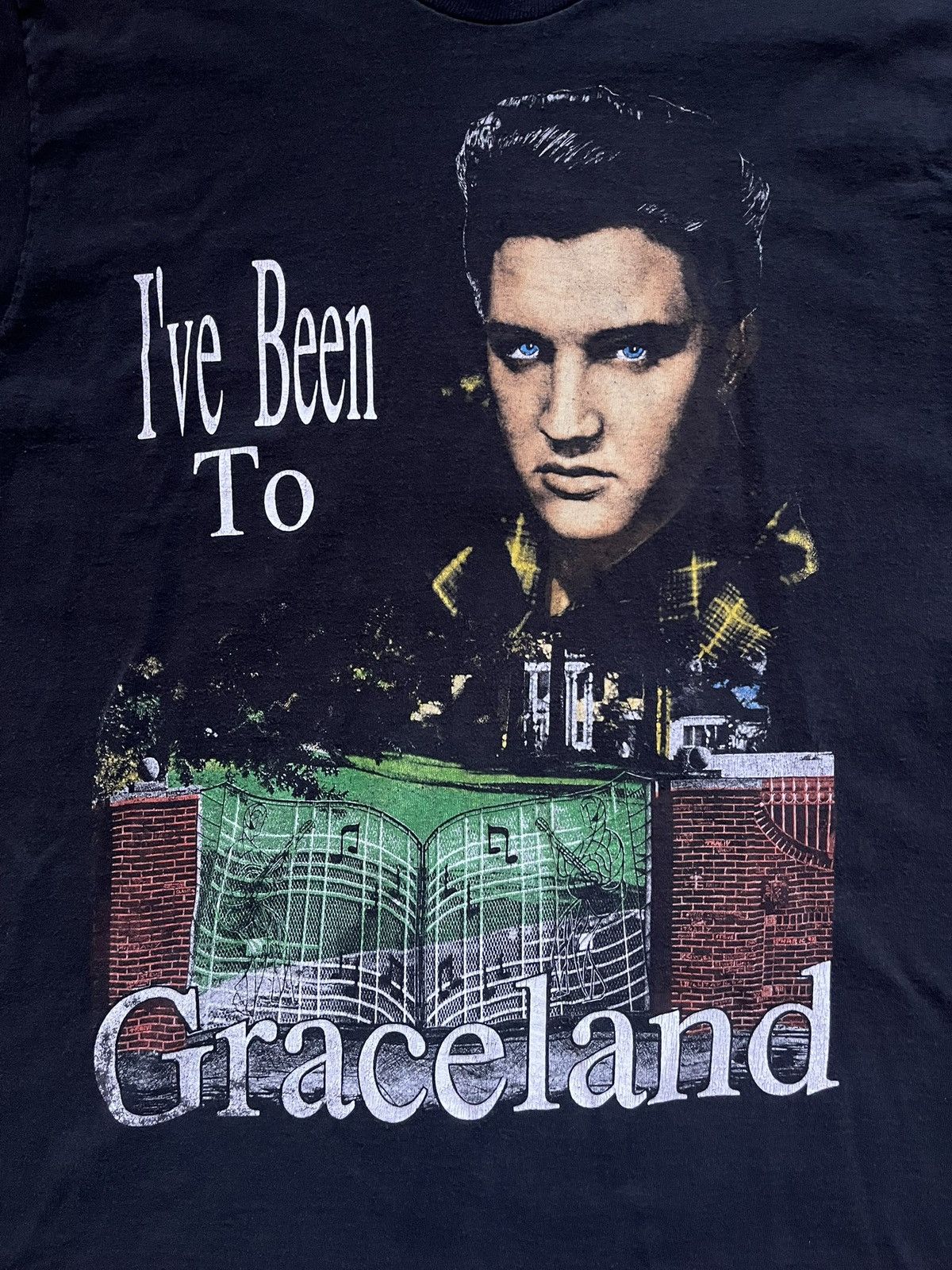 Band Tees Vintage 90’s Elvis Graceland Single Stitch Size US L / EU 52-54 / 3 - 2 Thumbnail
