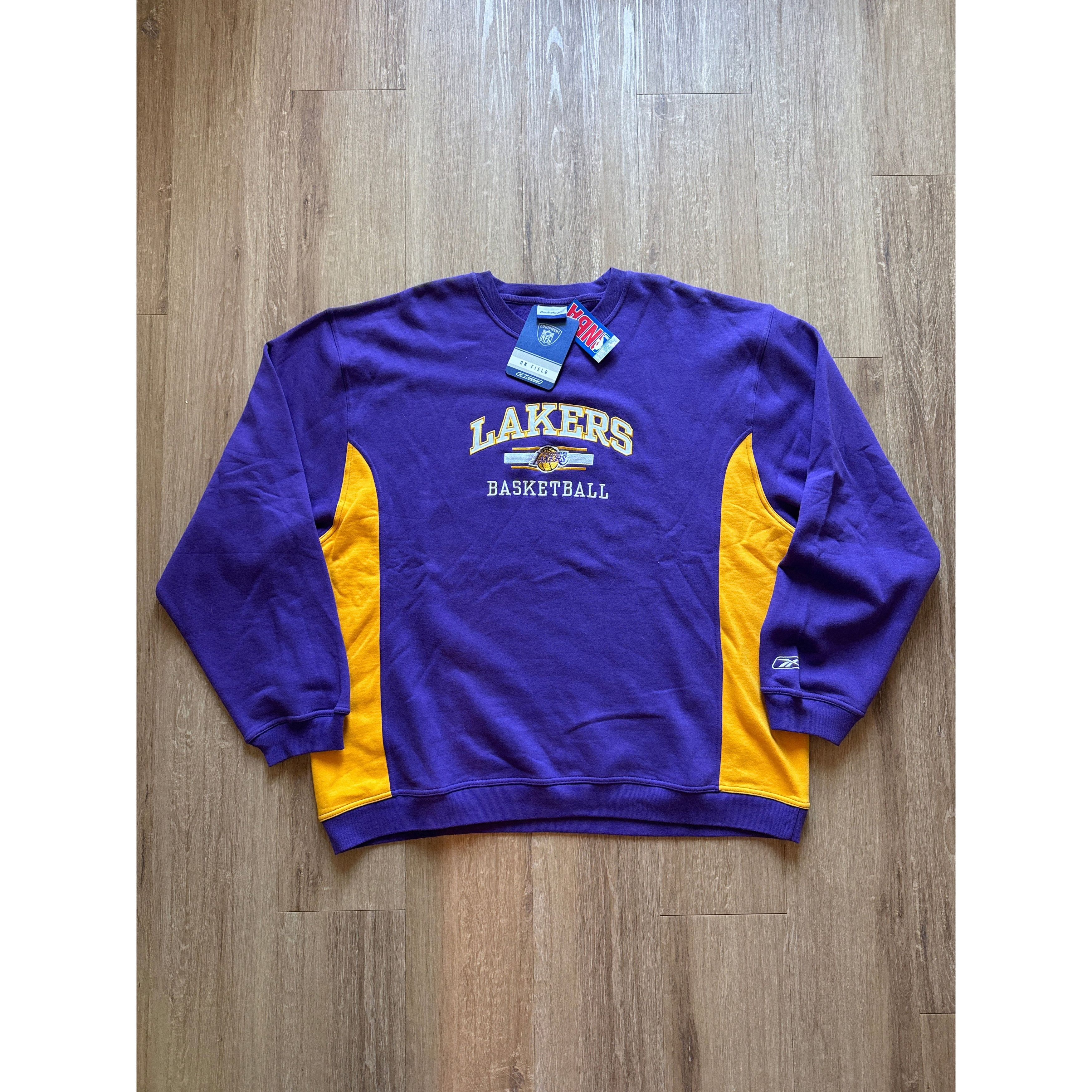 Reebok Vintage Reebok Los Angeles Lakers NBA Basketball Sweatshirt Size US XXL / EU 58 / 5 - 1 Thumbnail