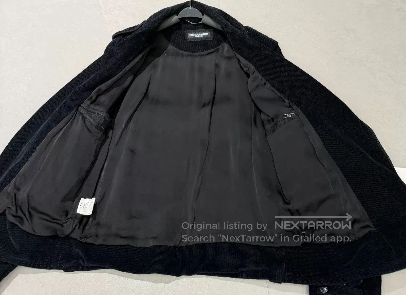 Dolce & Gabbana Dolce & Gabbana Corduroy Biker Jacket. Size US S / EU 44-46 / 1 - 6 Thumbnail