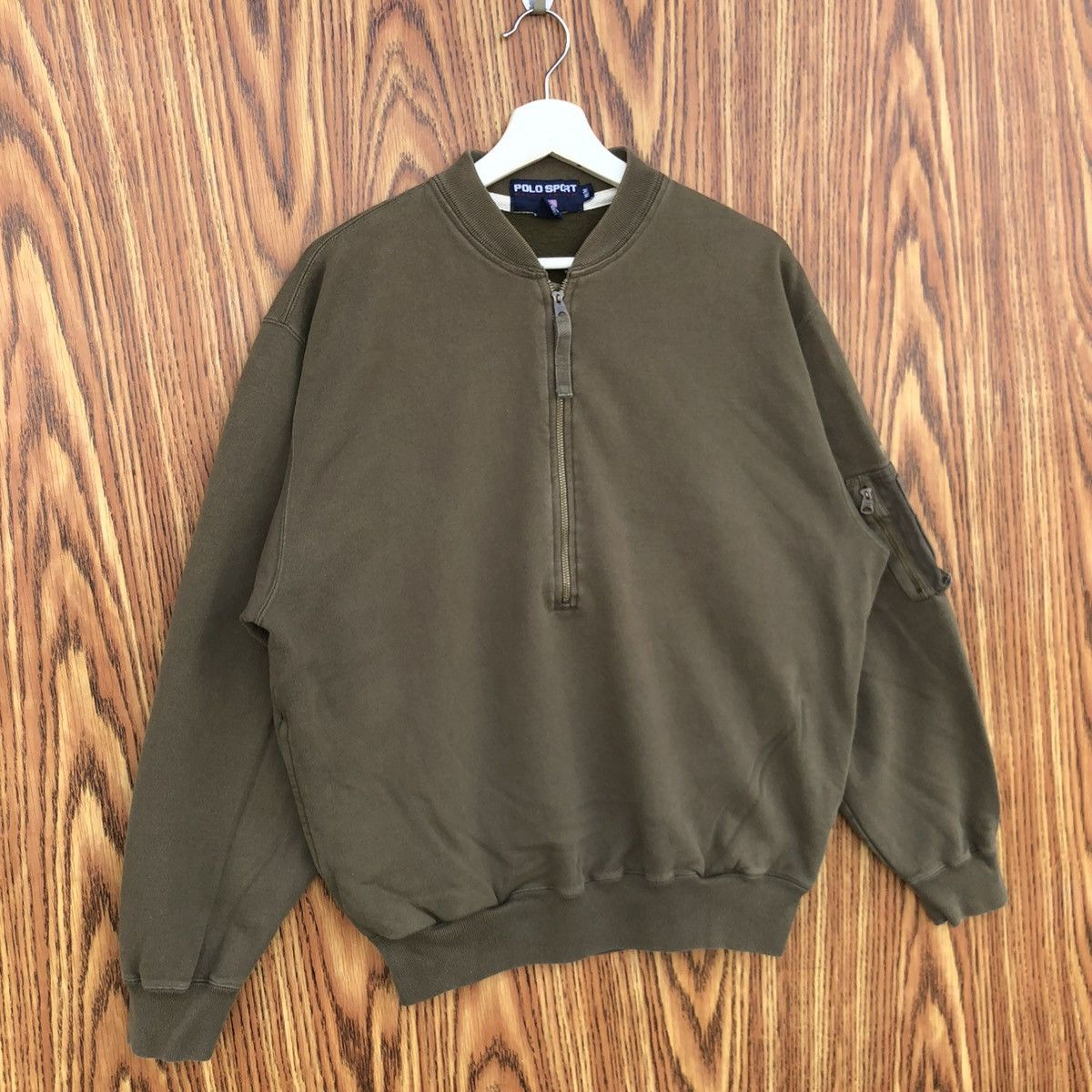 Polo Ralph Lauren Vintage Polo Sport by Ralph Lauren quarter-zip sweatshirt Size US M / EU 48-50 / 2 - 2 Thumbnail