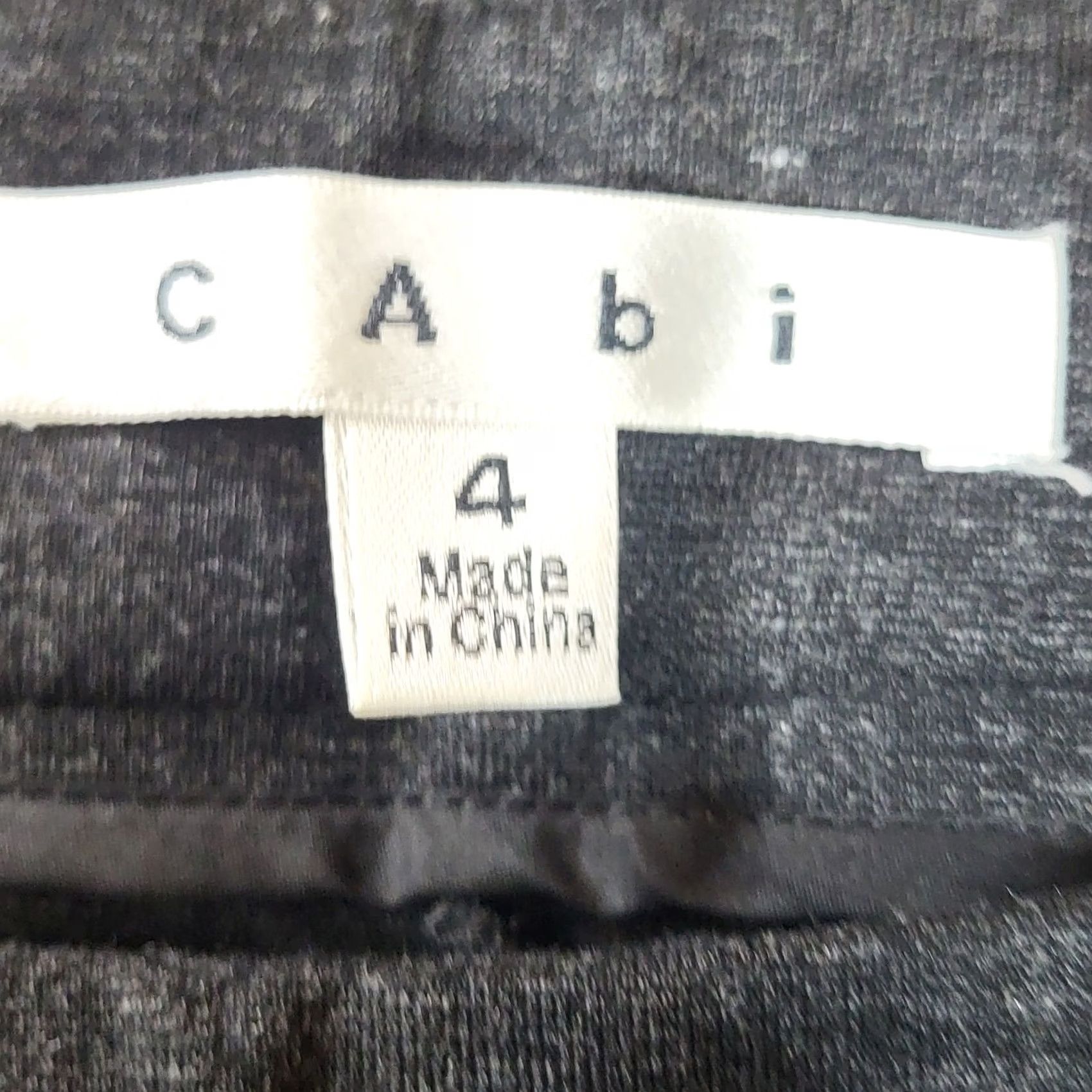 Vintage Cabi Womens Pants Slim Fit Charcoal Gray Side Zip Rayon Nylon Dress Pants 4 Trousers Women Slimming Front Zip Hem Inseam 28.5” Regular Size 4 Size 27" / US 4 / IT 40 - 4 Thumbnail