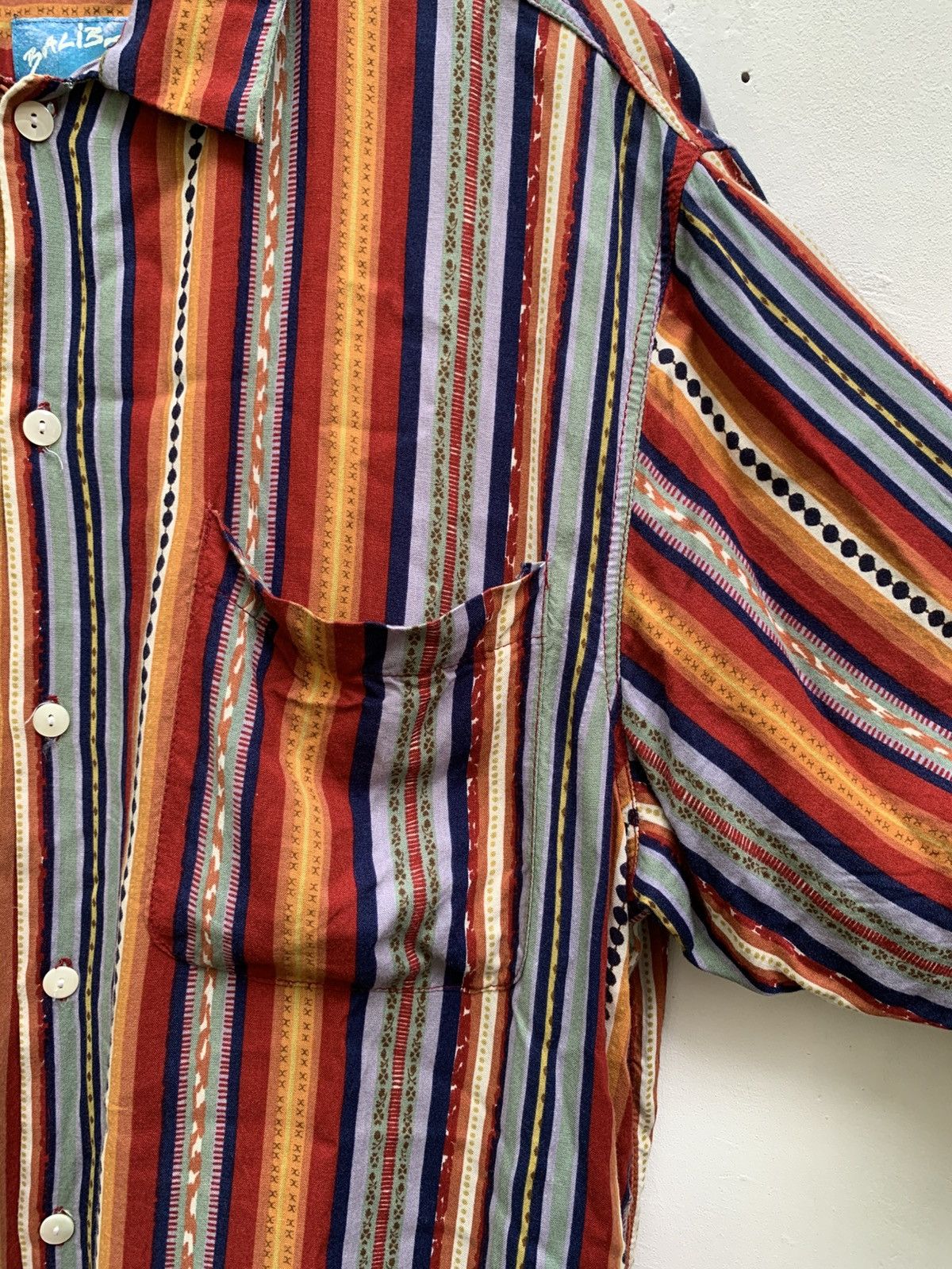 Vintage Vintage ball italy rayon shirt Size US L / EU 52-54 / 3 - 2 Thumbnail