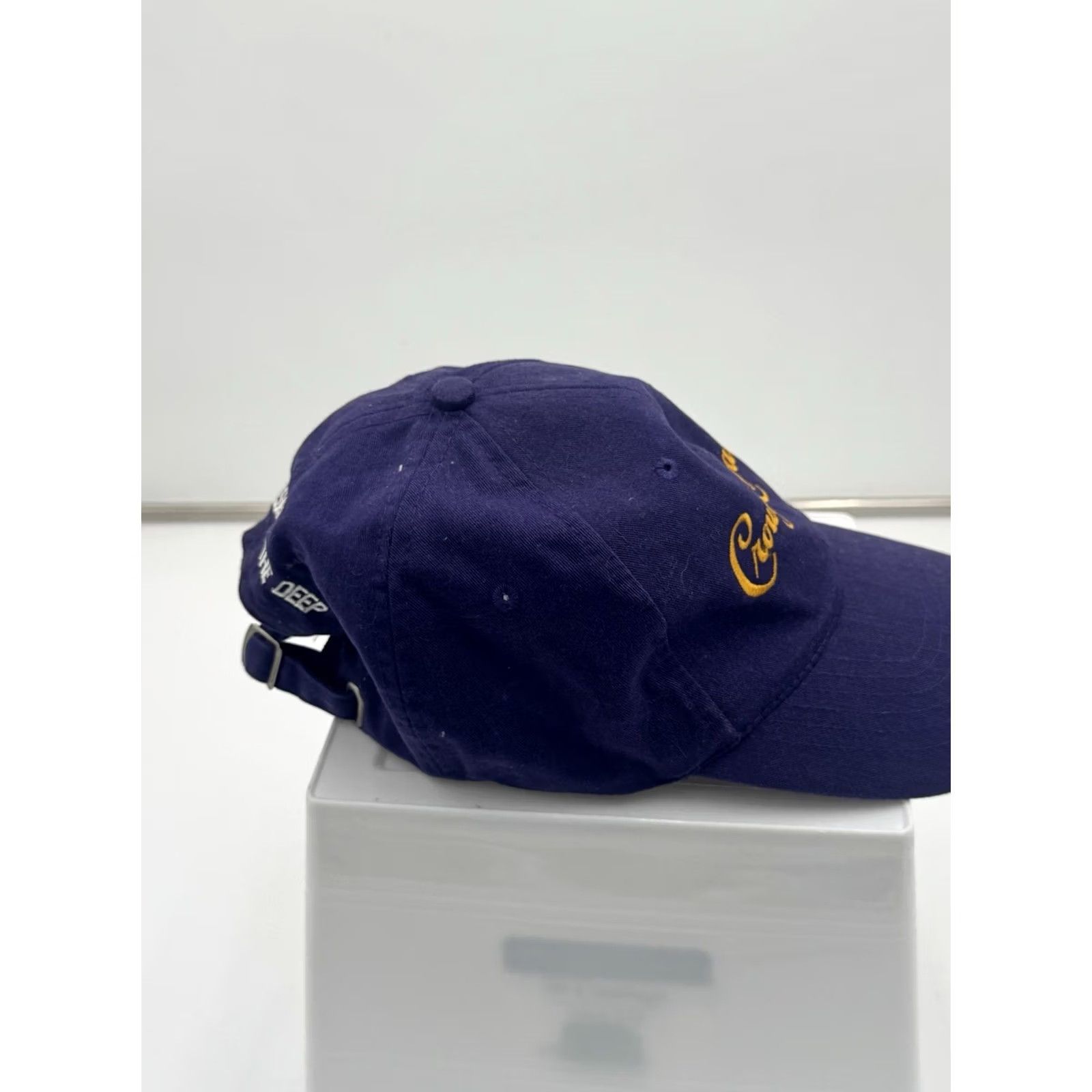 Vintage Crown Royal Baseball Cap Hat Purple Adjustable Solid Men Splitback Wrapback One-Size Cap Size ONE SIZE - 2 Thumbnail