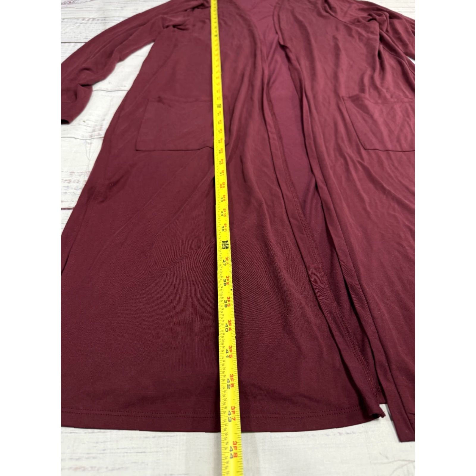 Torrid Torrid Red Long Duster Cardigan Open Front Stretch Modal Women's Sz 2X NWT Size XXL / US 16-18 / IT 52-54 - 4 Thumbnail