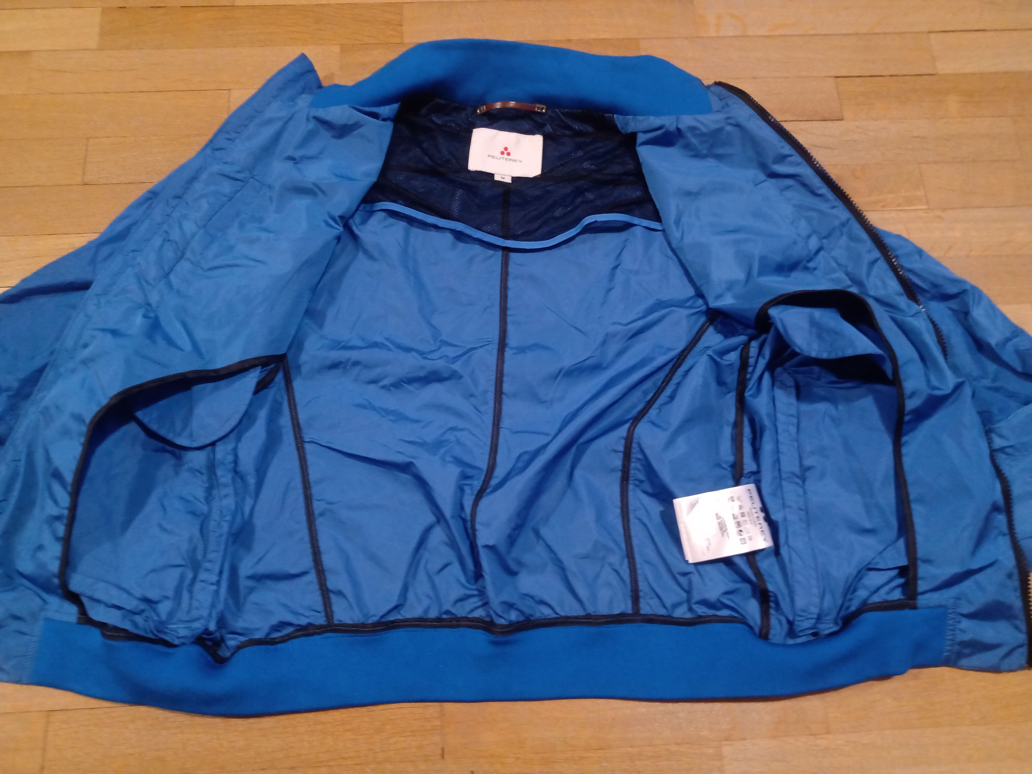 Peuterey Peuterey Sands NB 02 Light Bomber Jacket Shiny Nylon Blue Size US M / EU 48-50 / 2 - 10 Thumbnail