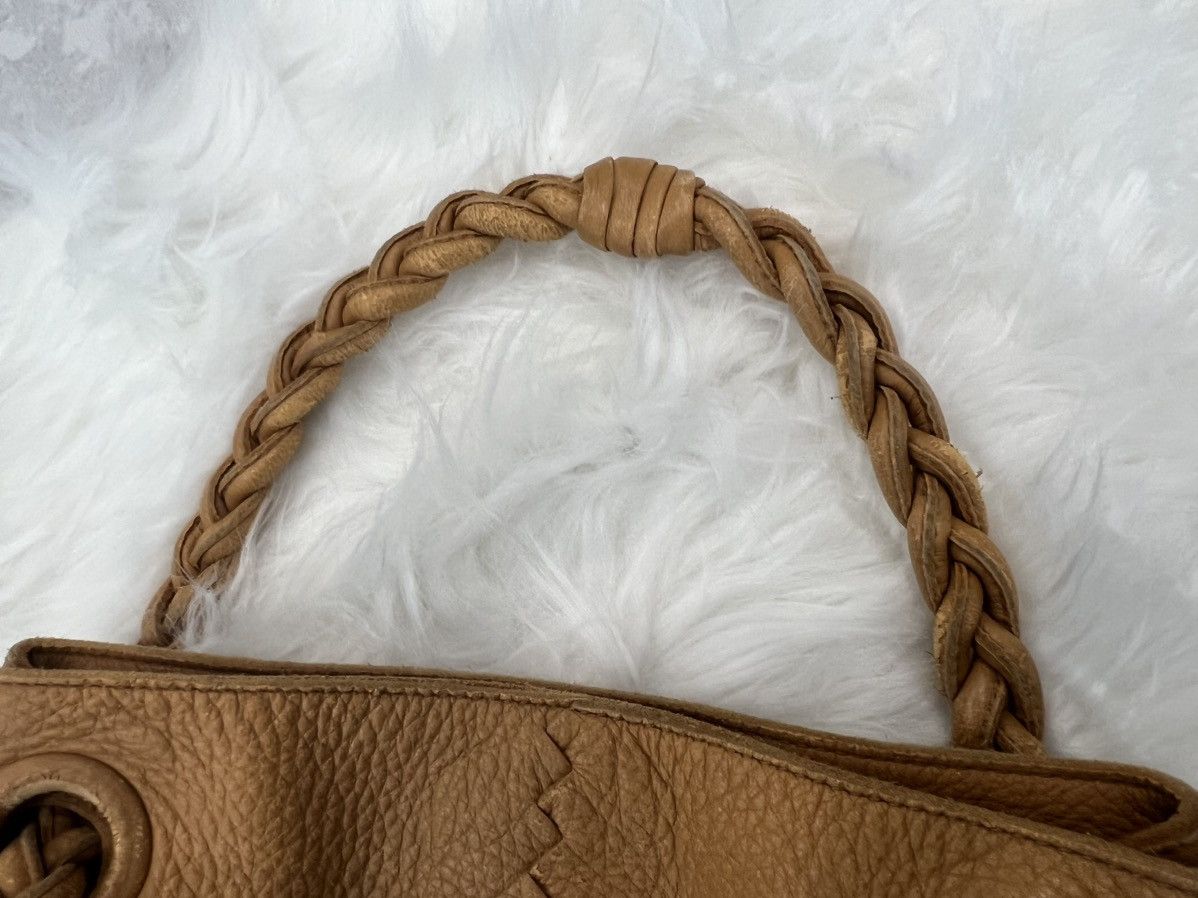 Bottega Veneta Vintage Bottega Veneta Cervo Hobo Bag – Camel Leather Size ONE SIZE - 4 Thumbnail