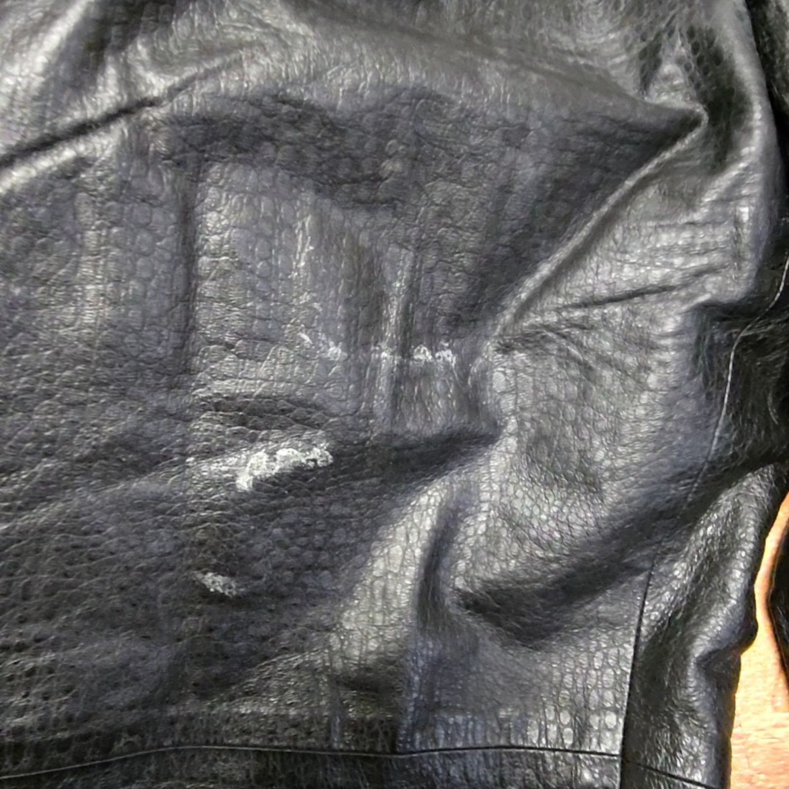 Vintage Vintage Omanti New York Genuine Leather Pants Black 12 90s Size 34" / US 12 / IT 48 - 4 Thumbnail