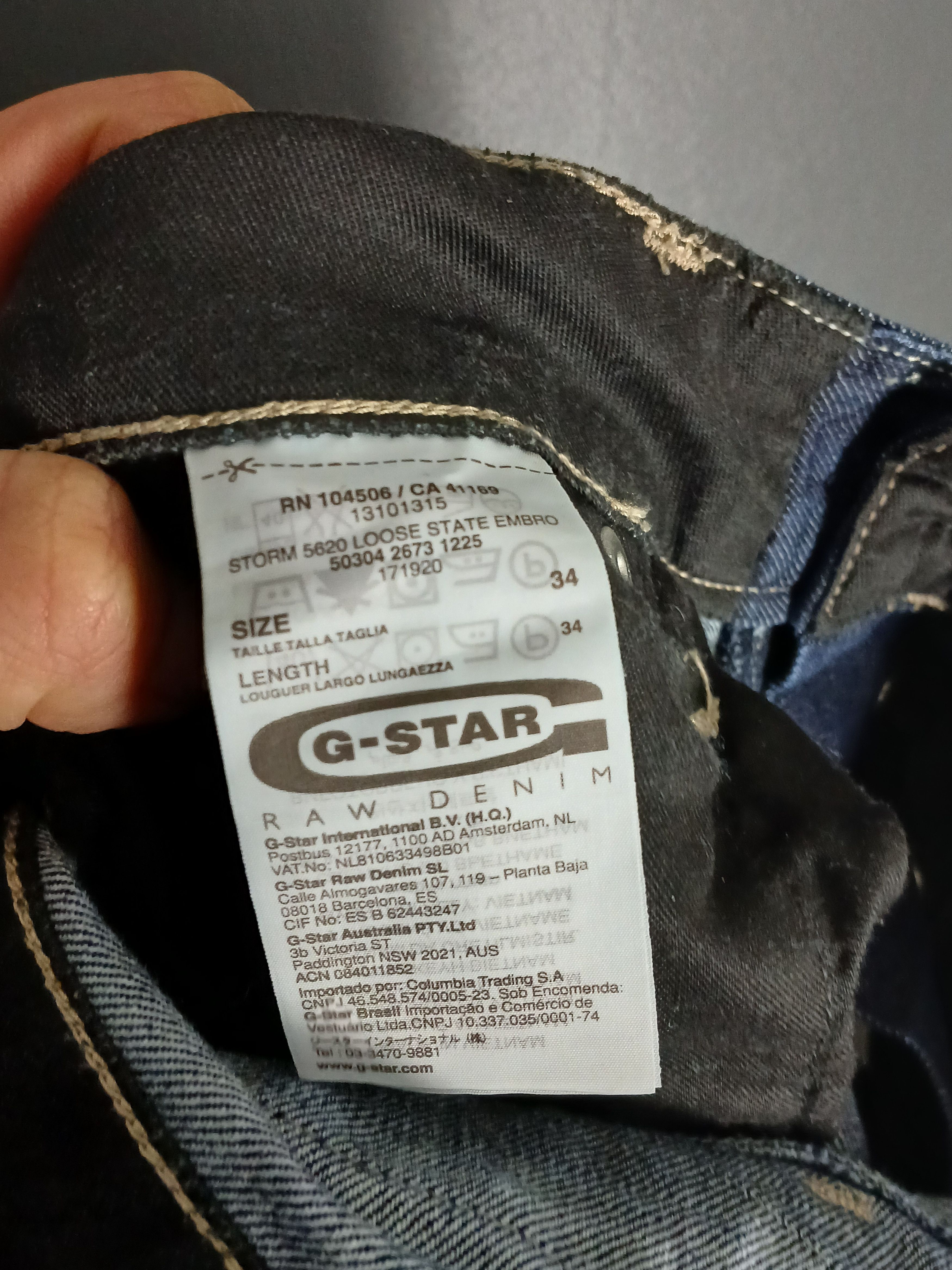 G-Star G-Star Cargo Jeans Pants Size US 34 / EU 50 - 16 Thumbnail