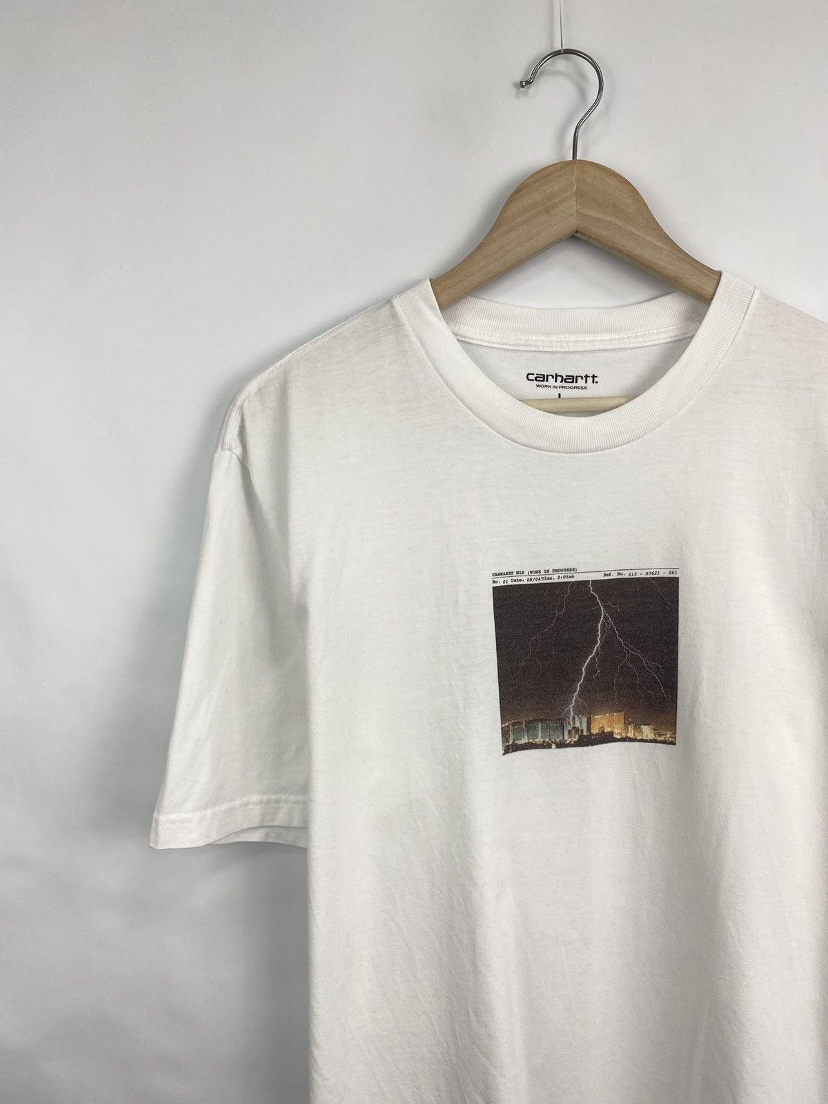 Carhartt Wip 🇺🇸 Vintage Y2K Carhartt Thunderbolt T-Shirt Rare Retro Hype Size US L / EU 52-54 / 3 - 2 Thumbnail