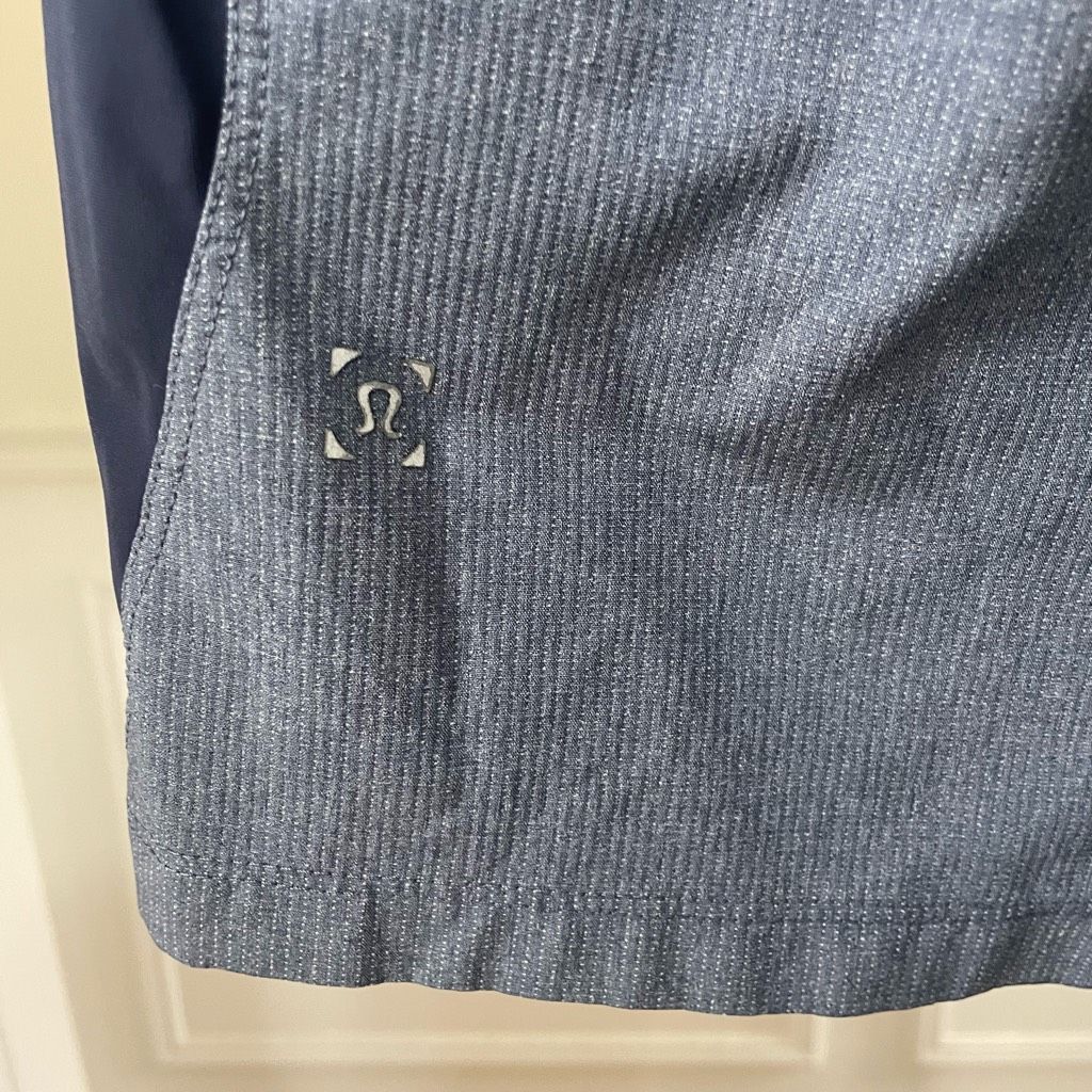 Lululemon Lululemon Namaste At The Beach Short Heathered Deep Navy 9” Size US 32 / EU 48 - 3 Thumbnail