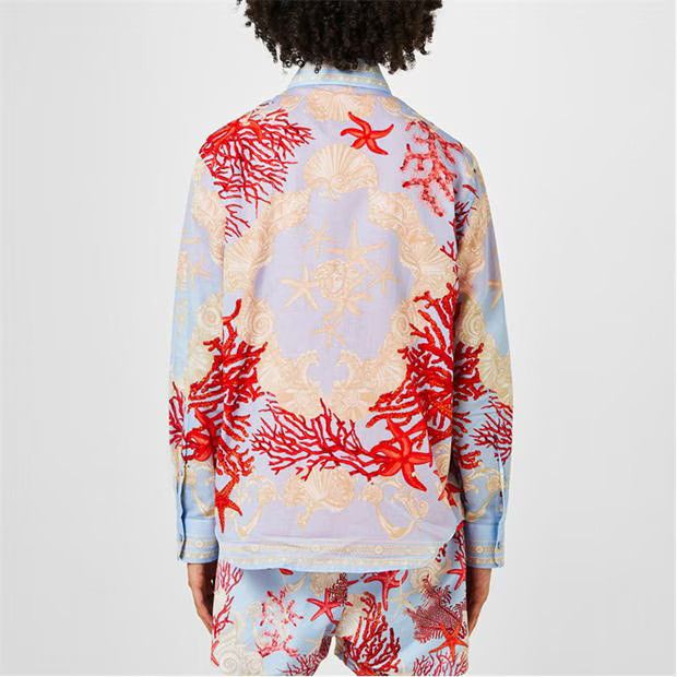 Versace o1g2r1mq0824 Silk Lsshirt Shirts in Multicolor Size US S / EU 44-46 / 1 - 5 Thumbnail
