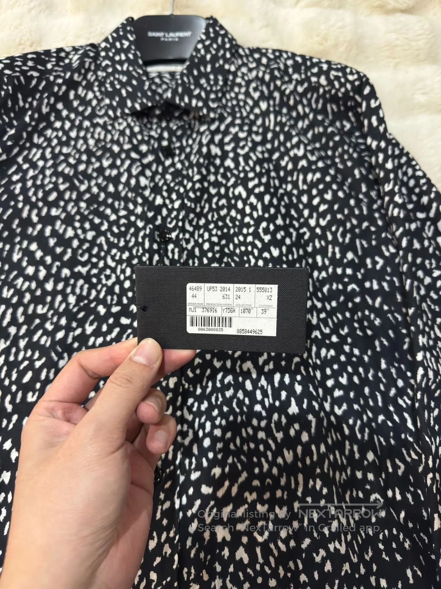 Other Saint Laurent Paris size 39 Original Year Black Leopard Pr Size US S / EU 44-46 / 1 - 3 Thumbnail