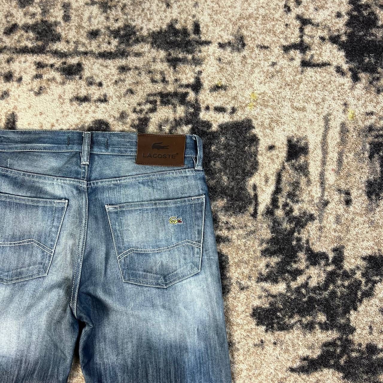 Lacoste Lacoste Avant Garde Y2K Washed Blue Denim Jeans Size US 32 / EU 48 - 3 Thumbnail
