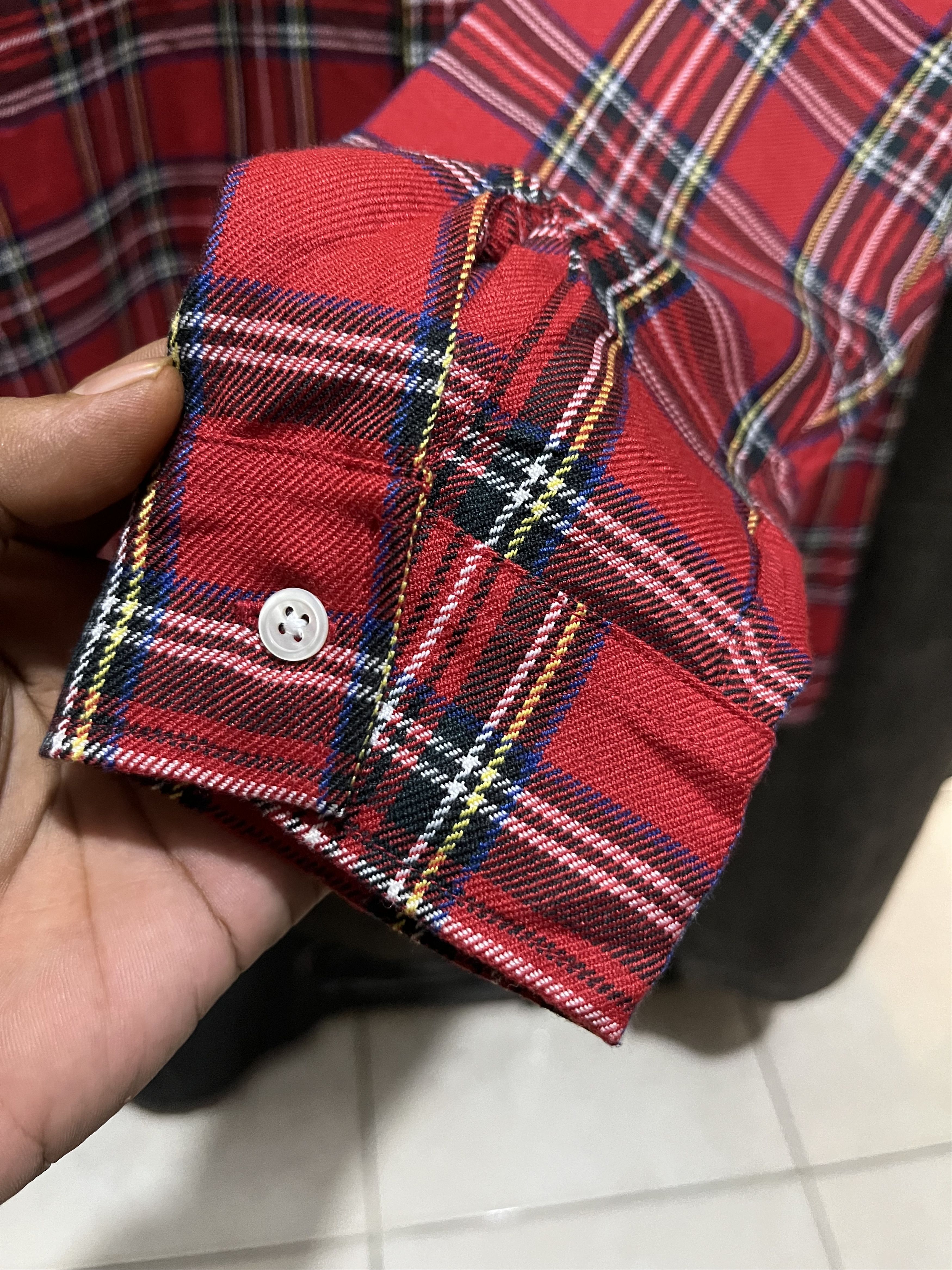 Designer × Sandro Sandro plaid tartan long sleeve button shirt Size US S / EU 44-46 / 1 - 11 Thumbnail